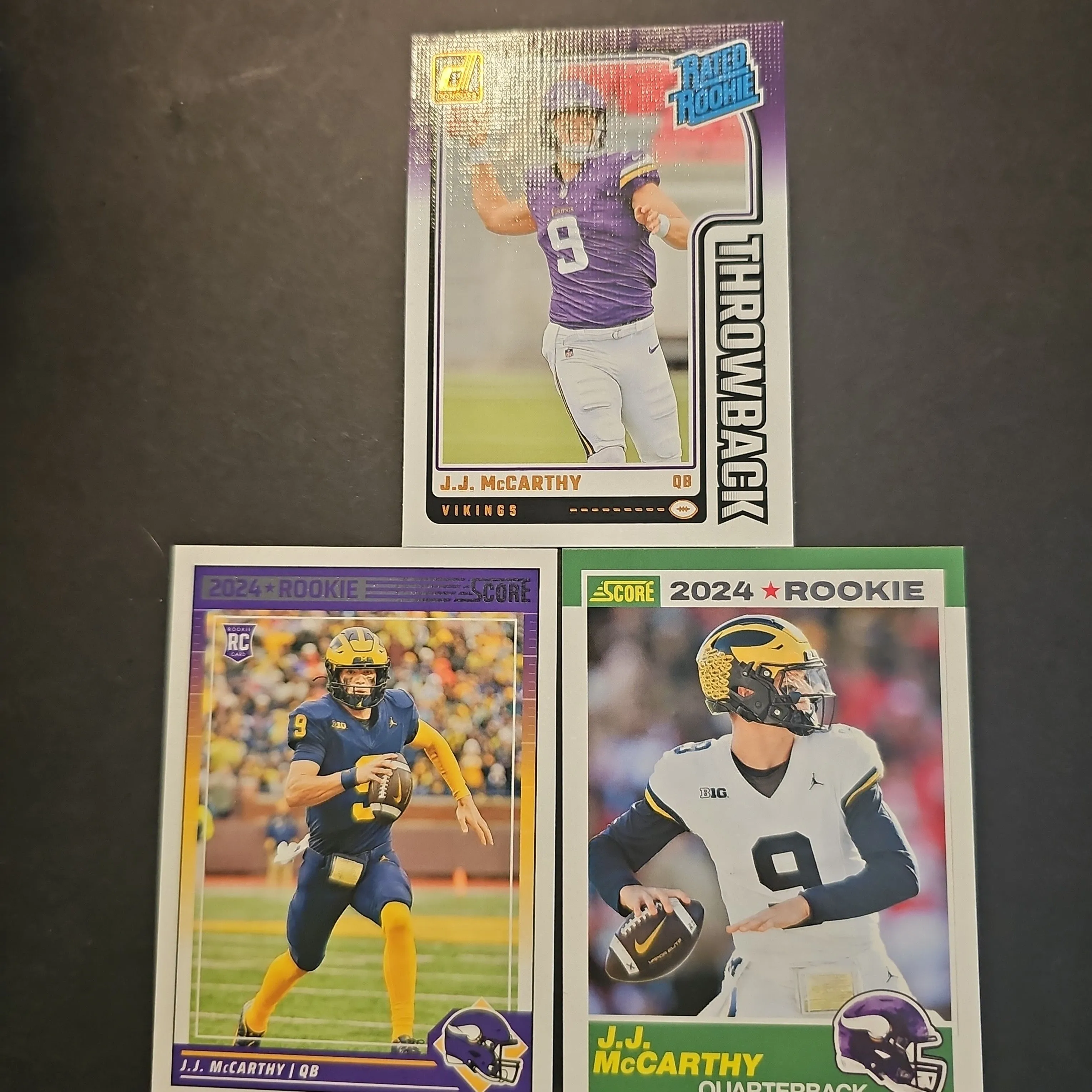 Product image for 🔥J.J.MCCARTY 3 CARD ROOKIE LOT