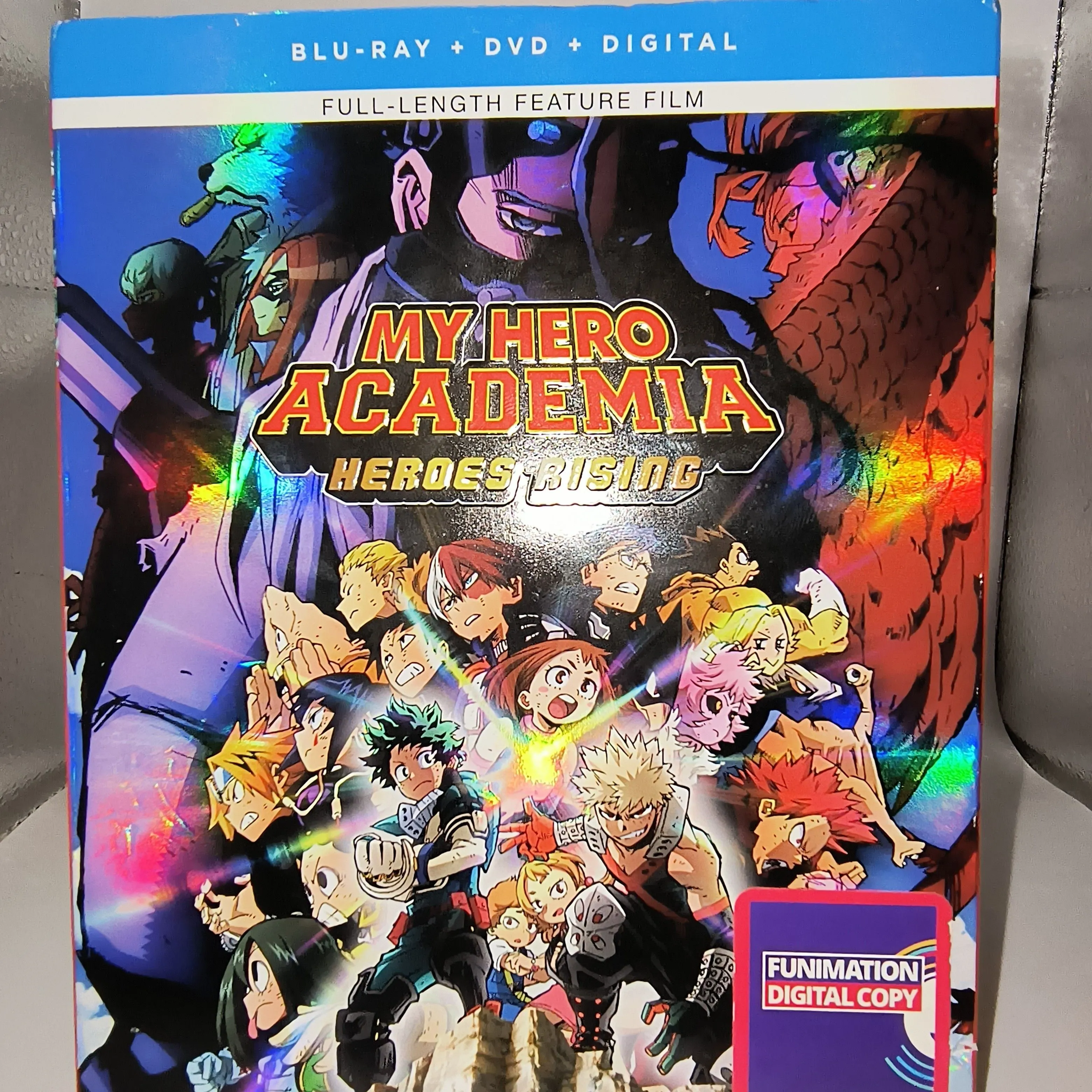 Product image for My Hero Academia: Heroes Rising (Blu-ray/DVD/Holo Slipcover)