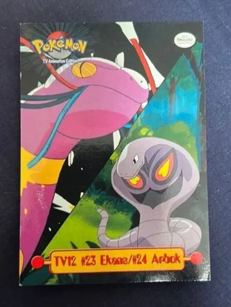 Product image for Pokemon 1999 TV Topps: Arbok, Ekans #TV12