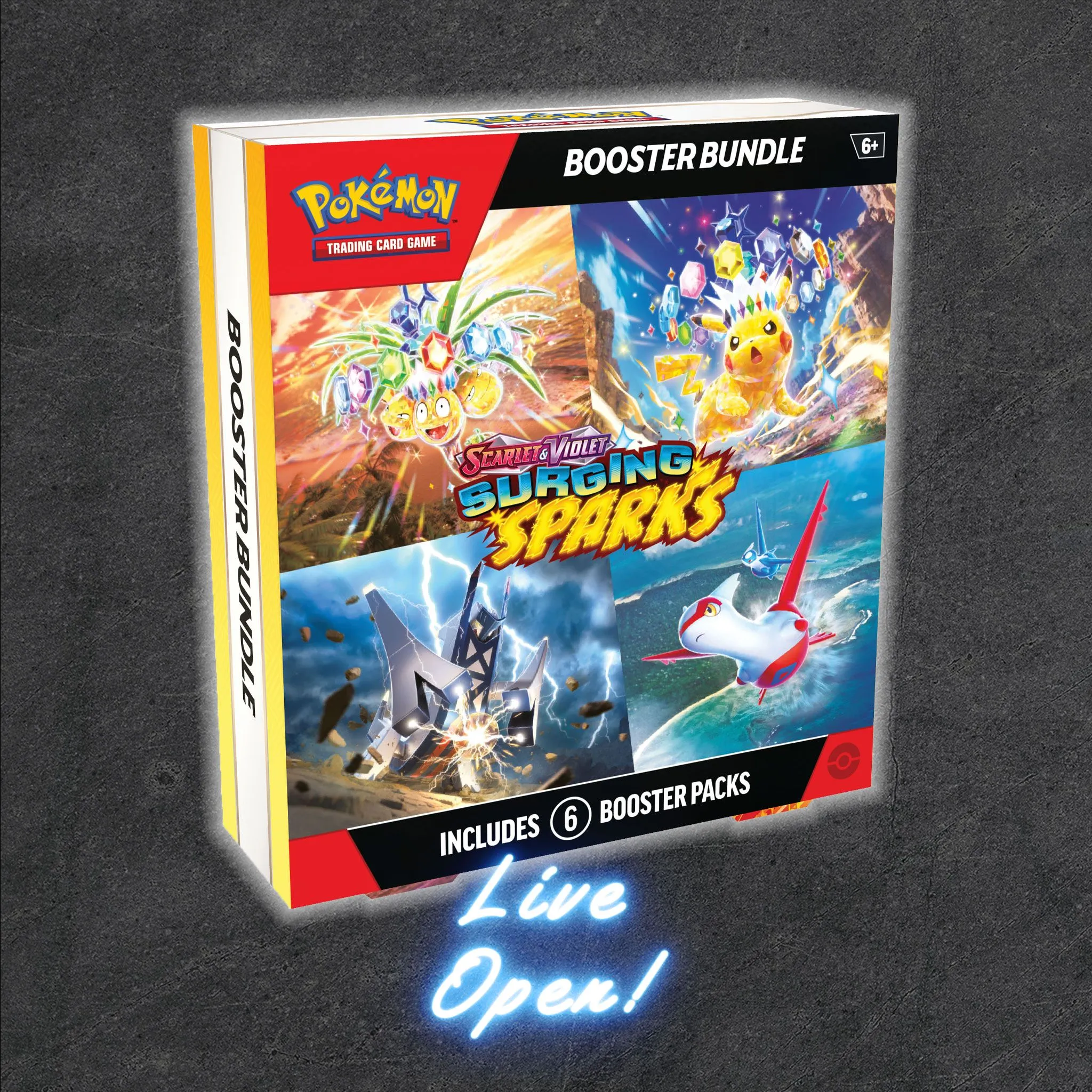 Product image for Pokémon Surging Sparks Booster Bundle (Live Open)
