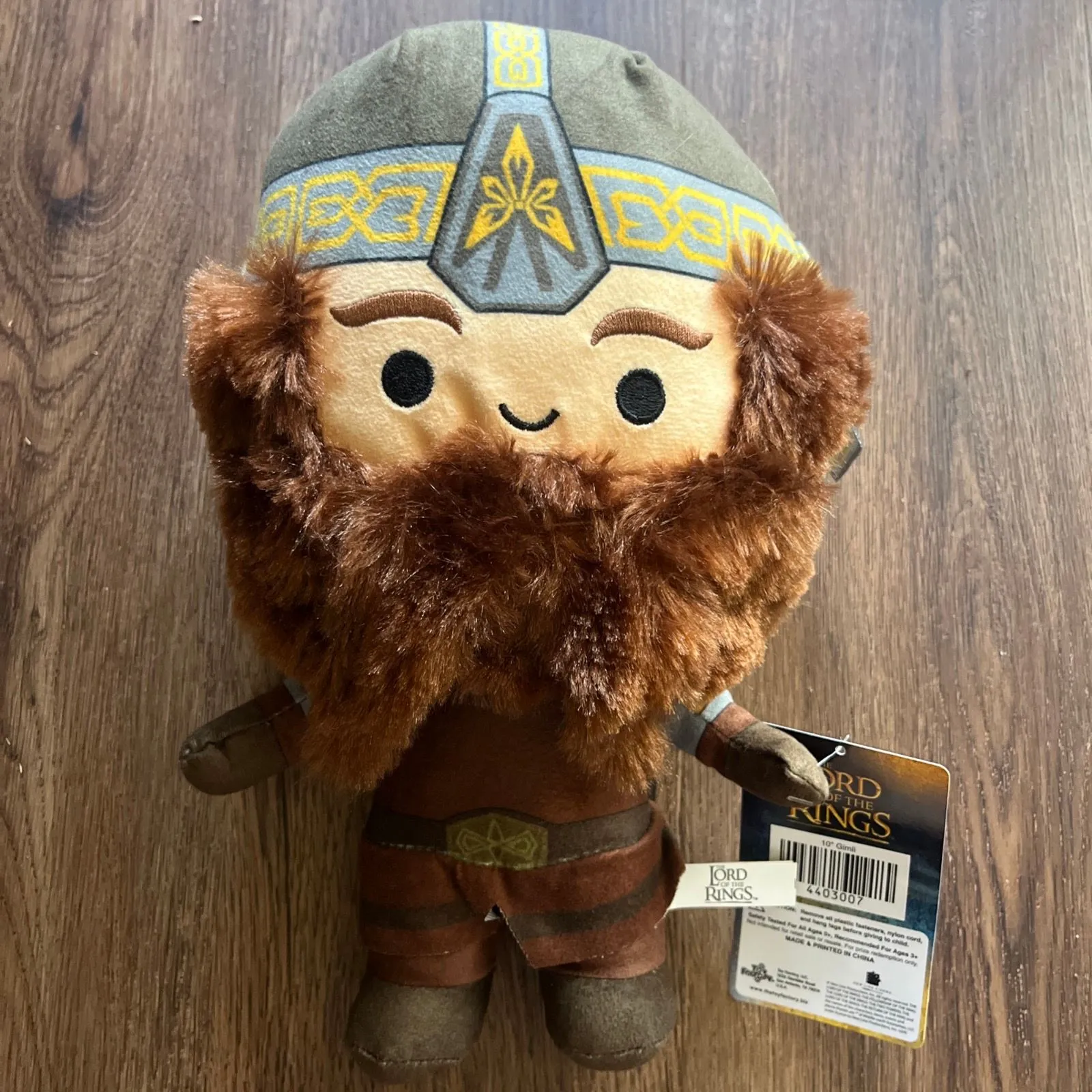 Product image for LOTR Gimli plush NWT 10"