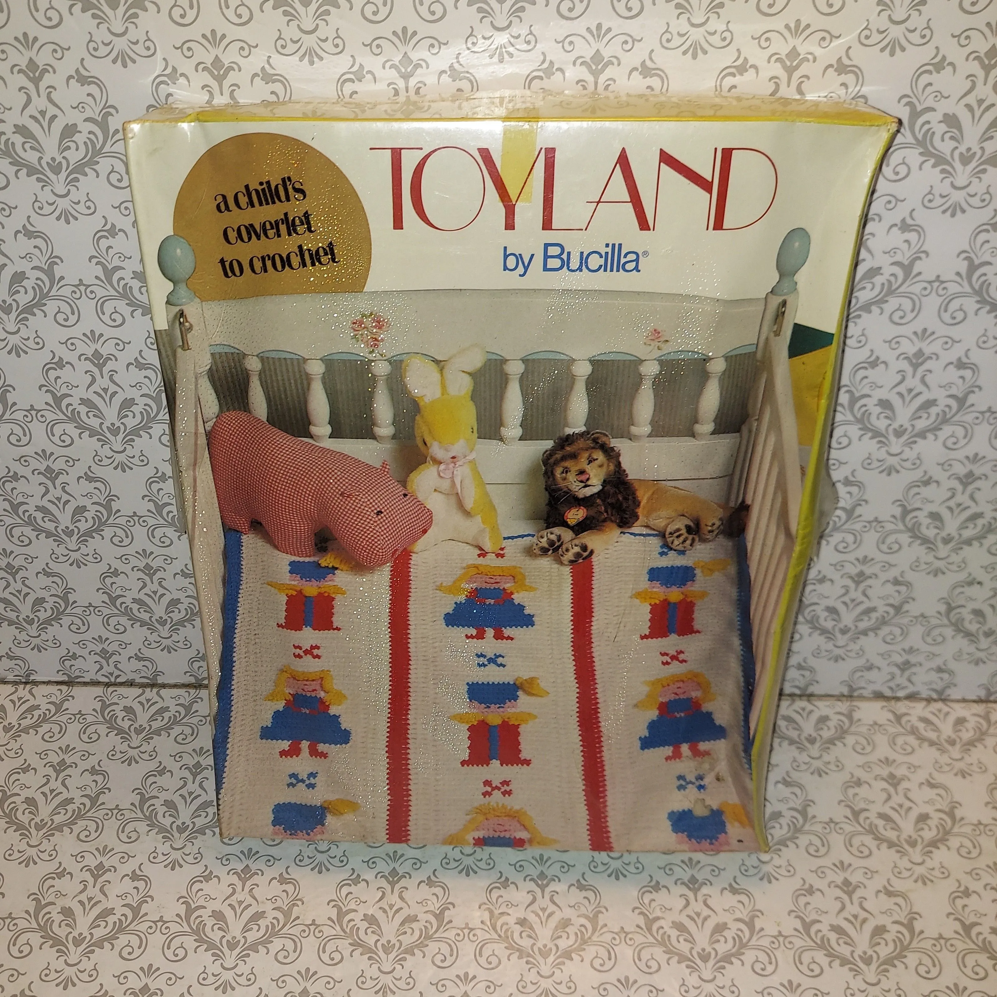 Product image for Bucilla Toyland Childs Crochet Coverlet Kit