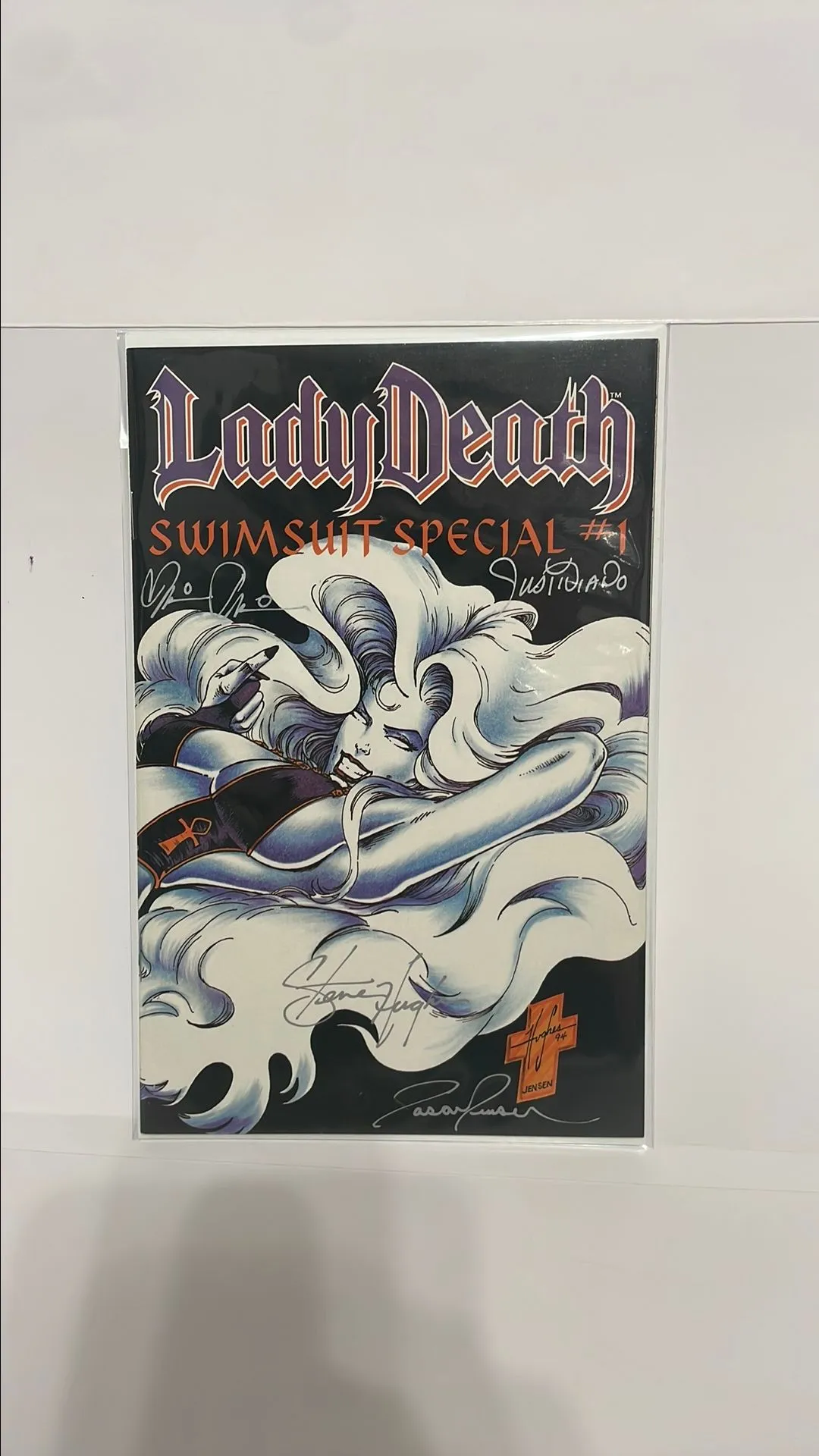 Product image for Lady Death signed by 4 swimsuit special