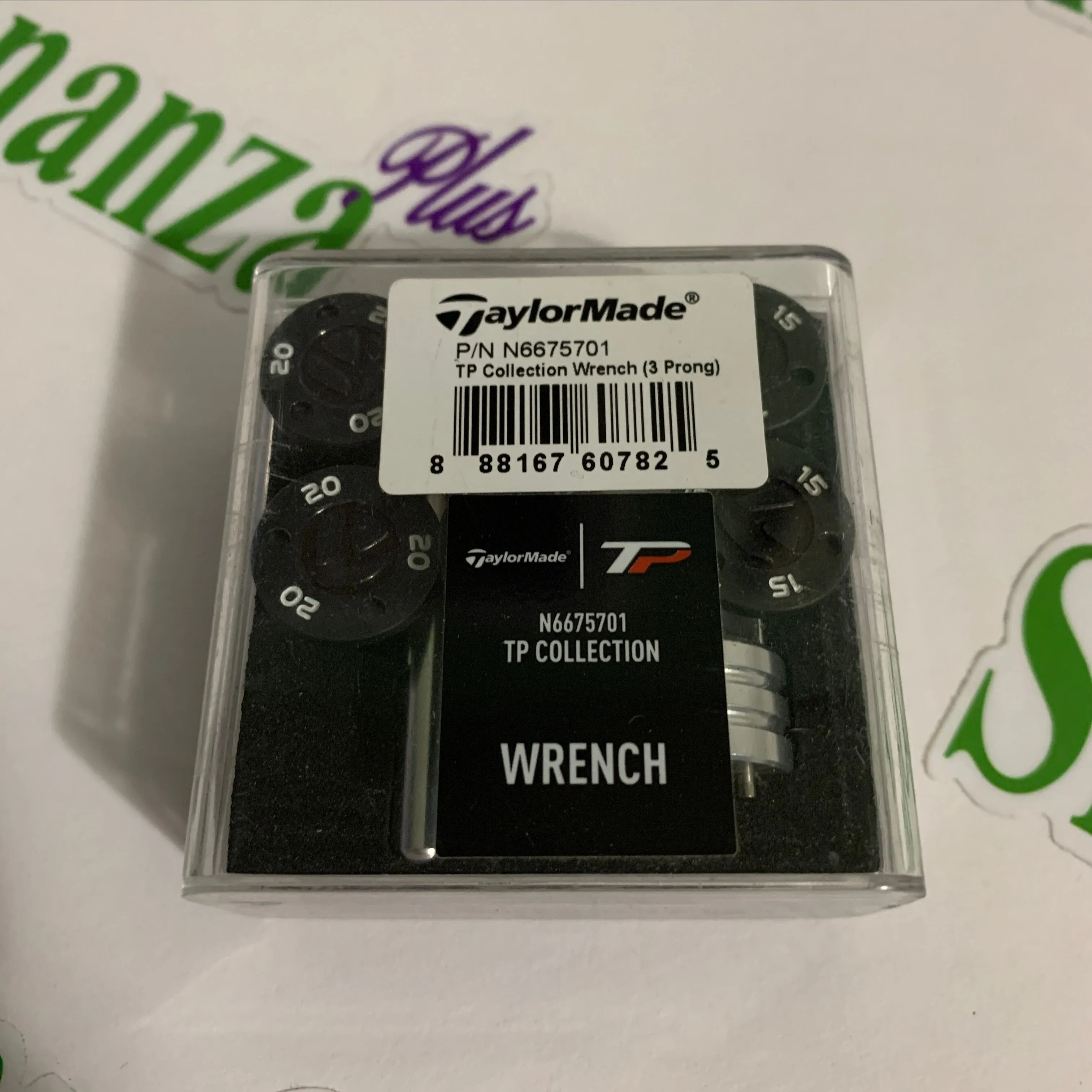 Product image for TAYLORMADE 3-Prong Wrench TP Collection N6675701 Golf Club Weight 10g, 15g, 20g