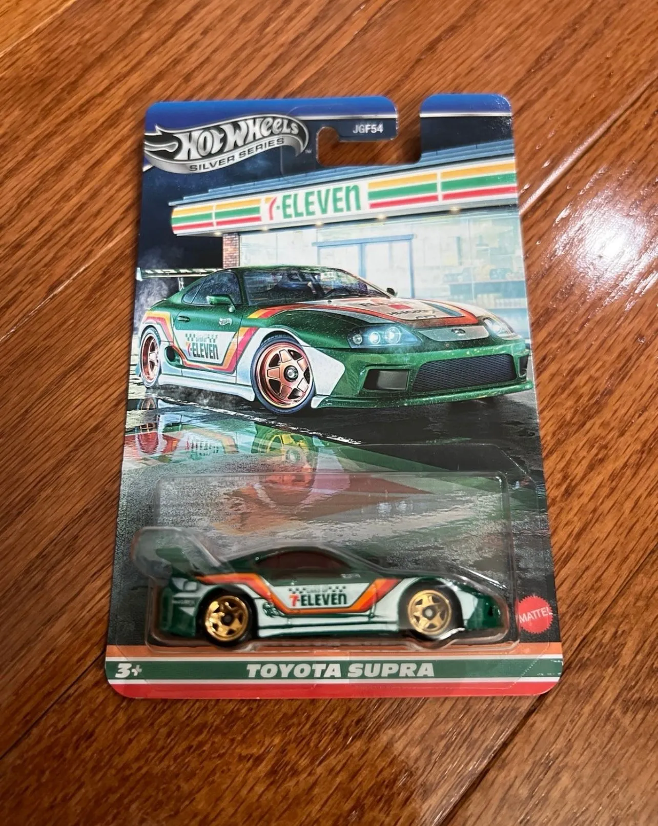 Product image for Hot Wheels Silver Series 7-Eleven Exclusive Toyota Supra MK4
