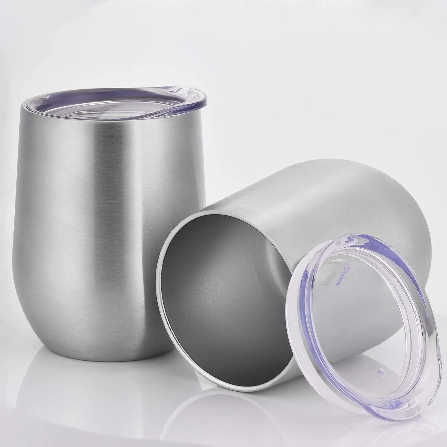 Product image for CRAFTS: Stainless Steel Wine Tumbler 12 oz Double-insulated Stemless Glass