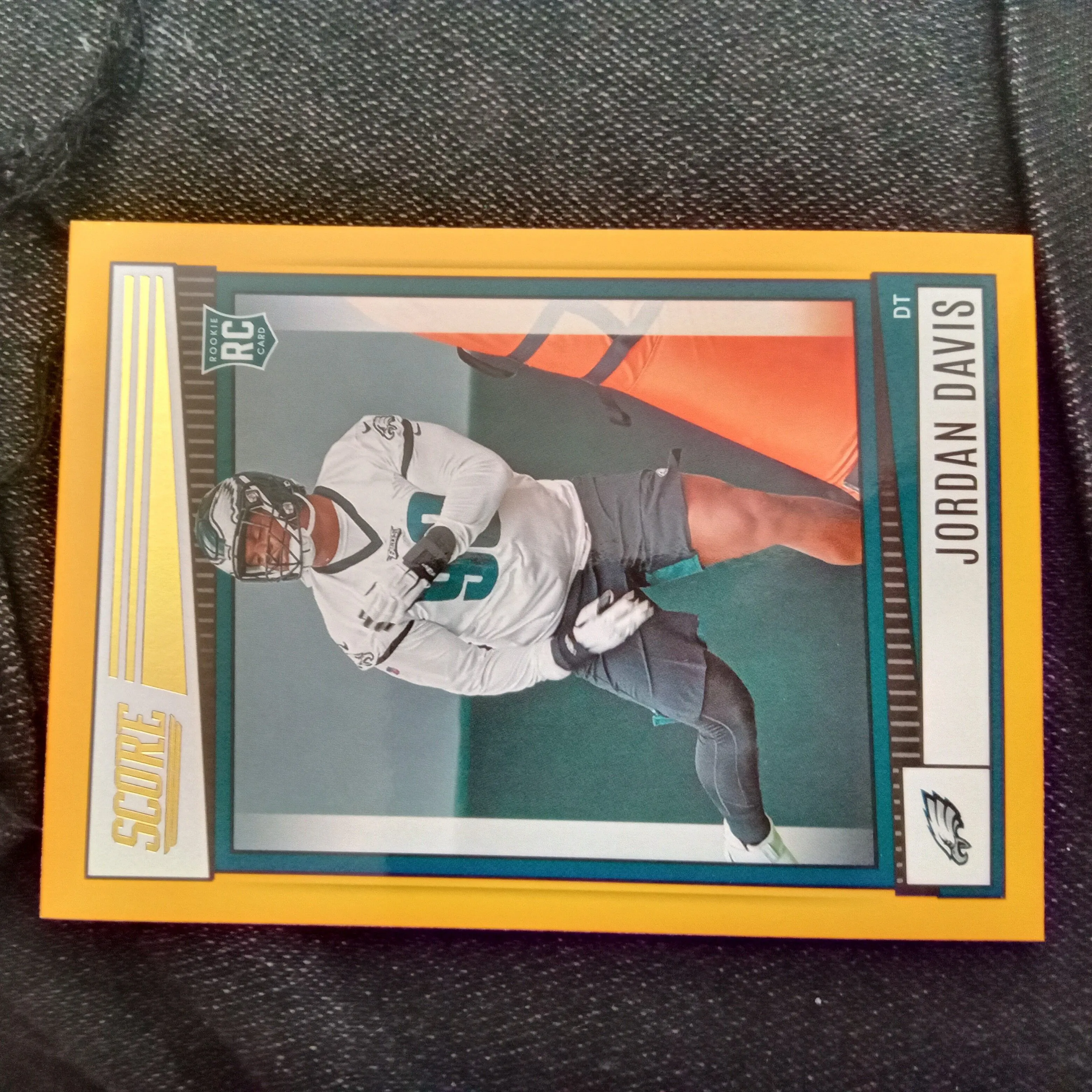 Product image for Jordan Davis gold rookie card