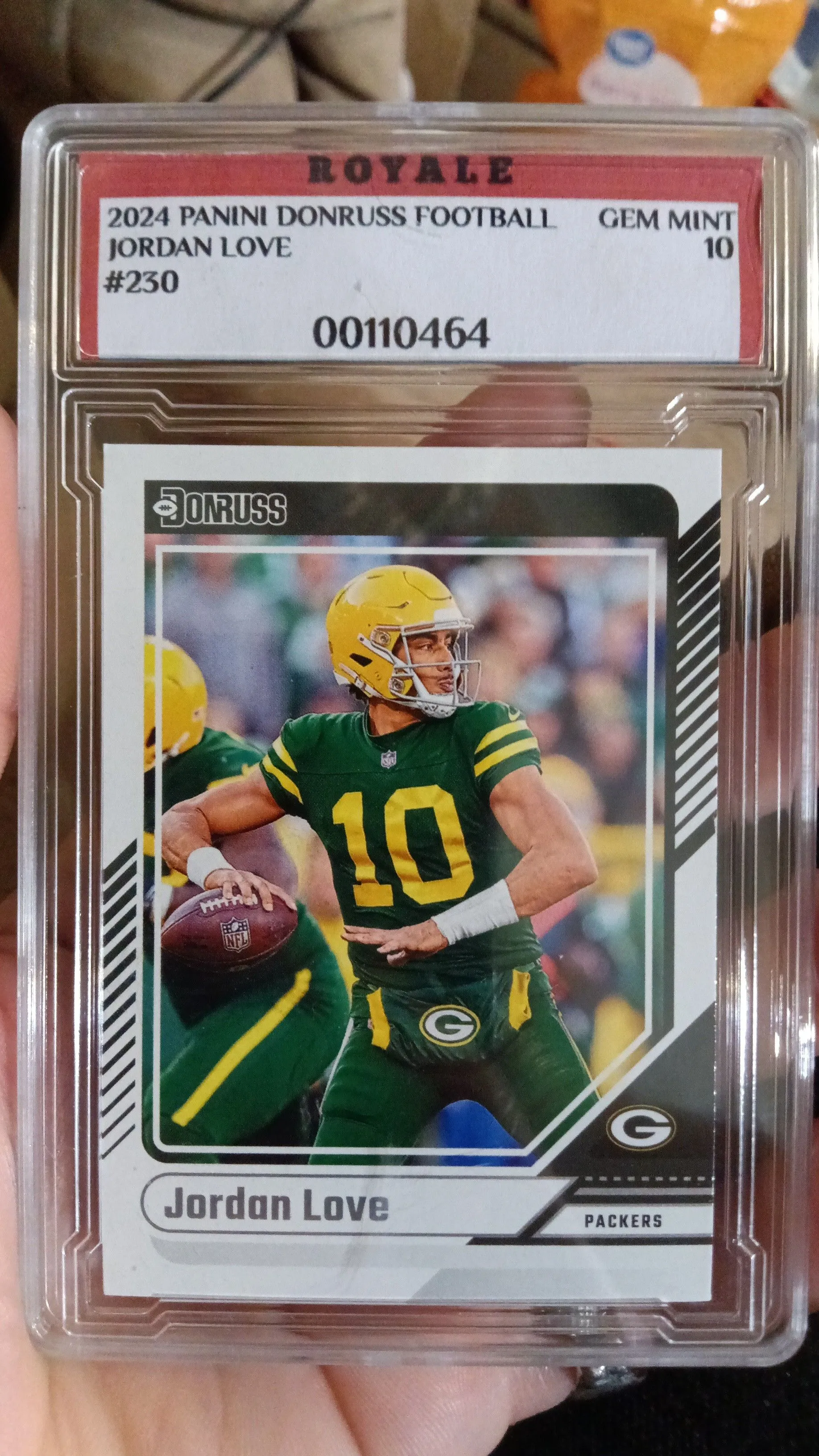 Product image for Graded Jordan Love NFL Football Card 