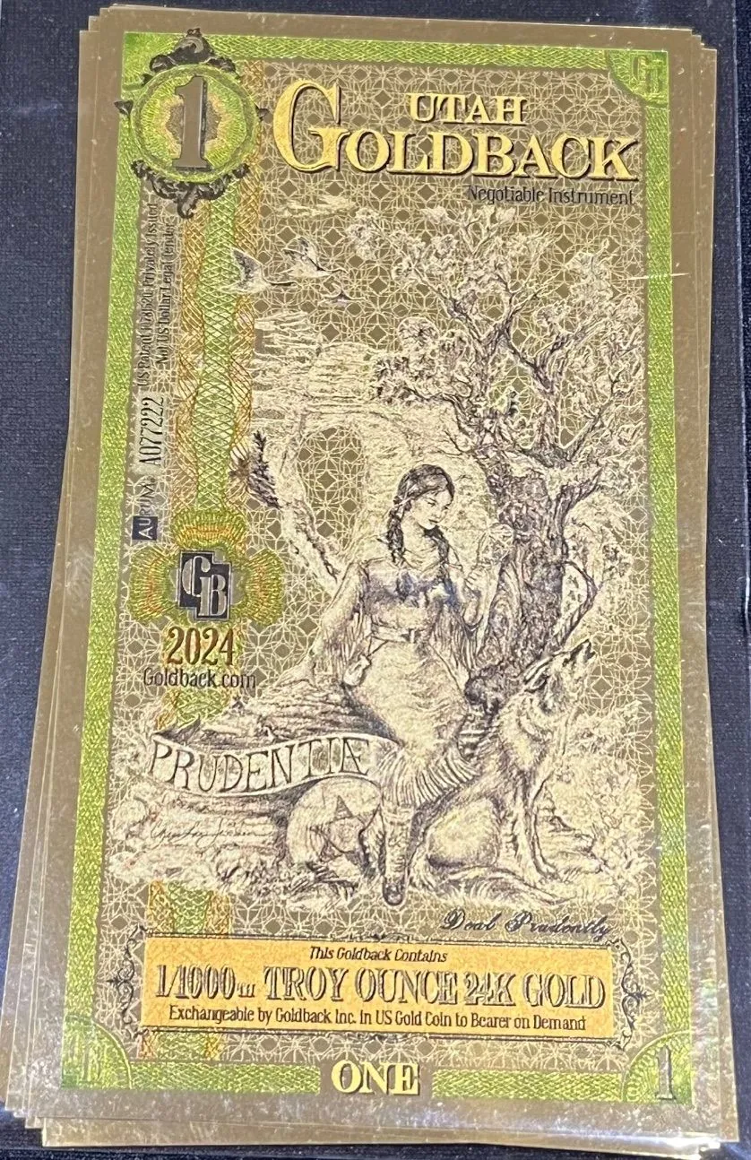 Product image for _2024 Utah 1 Goldback (Normal)