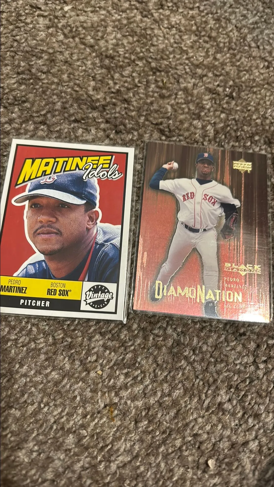 Product image for Pedro Martinez  insert lot Red Sox