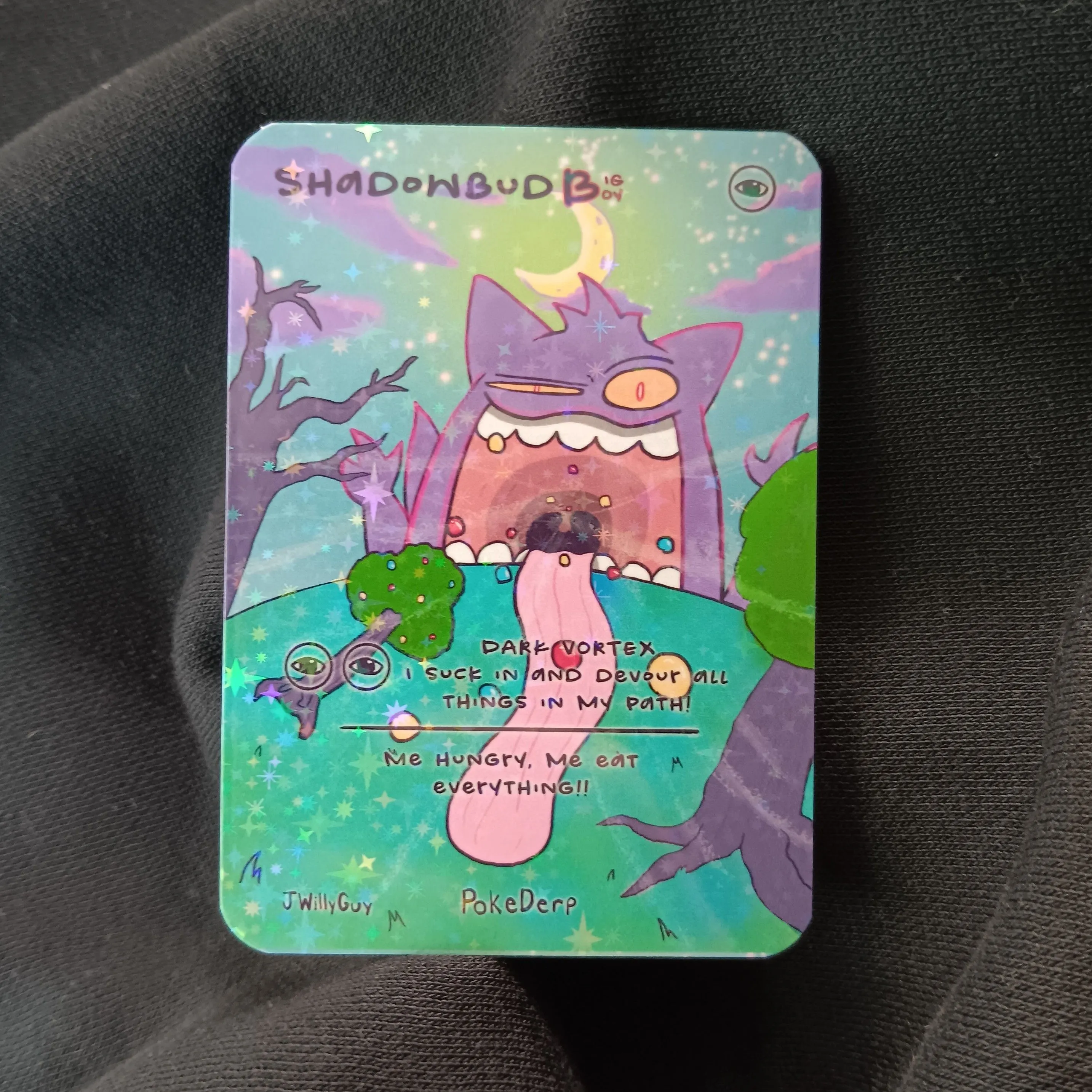 Product image for 👻 Handmade Pokederp Card (ShadowBud) 👻