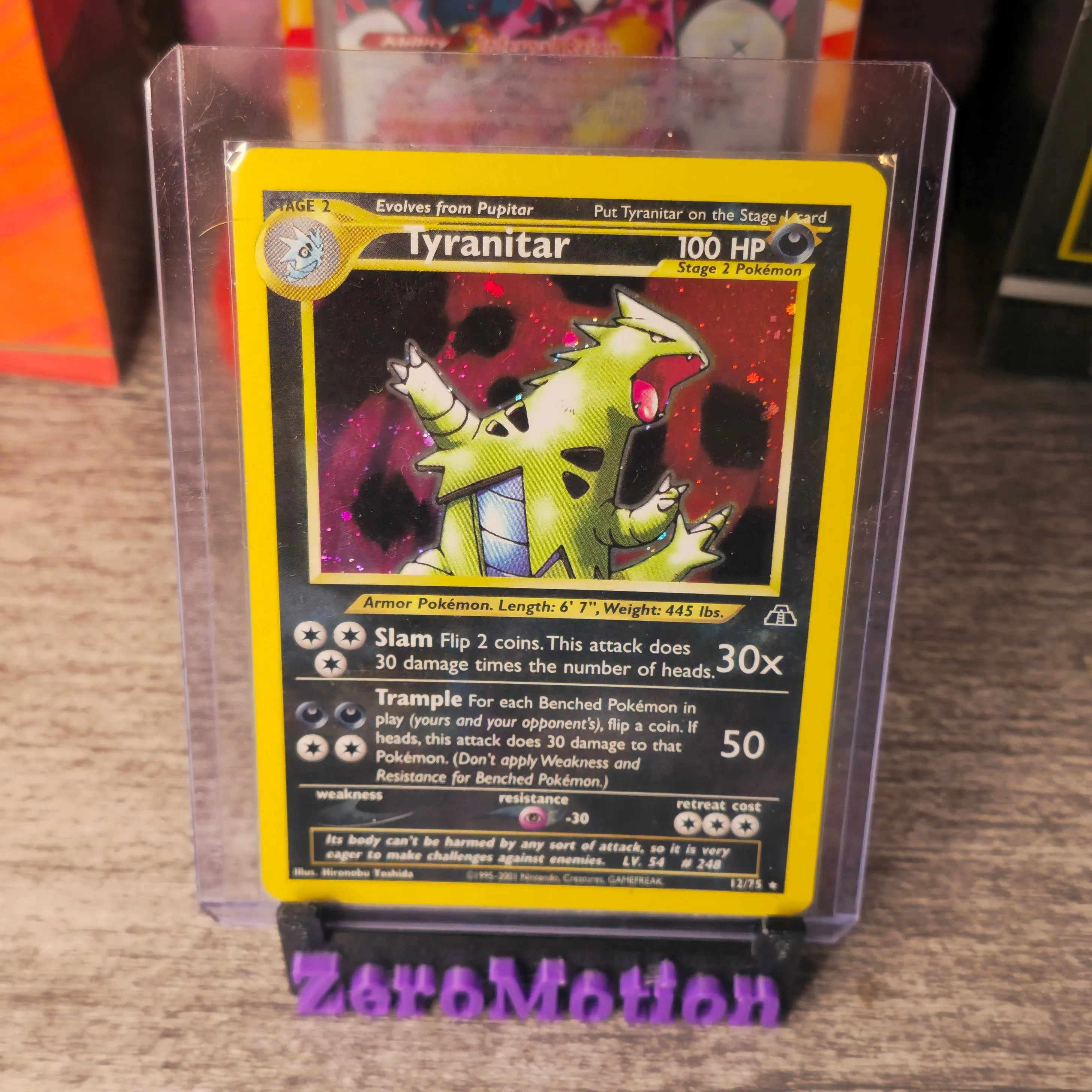 rare tyranitar card Pokemon Single Card HS UNLEASHED main image 1