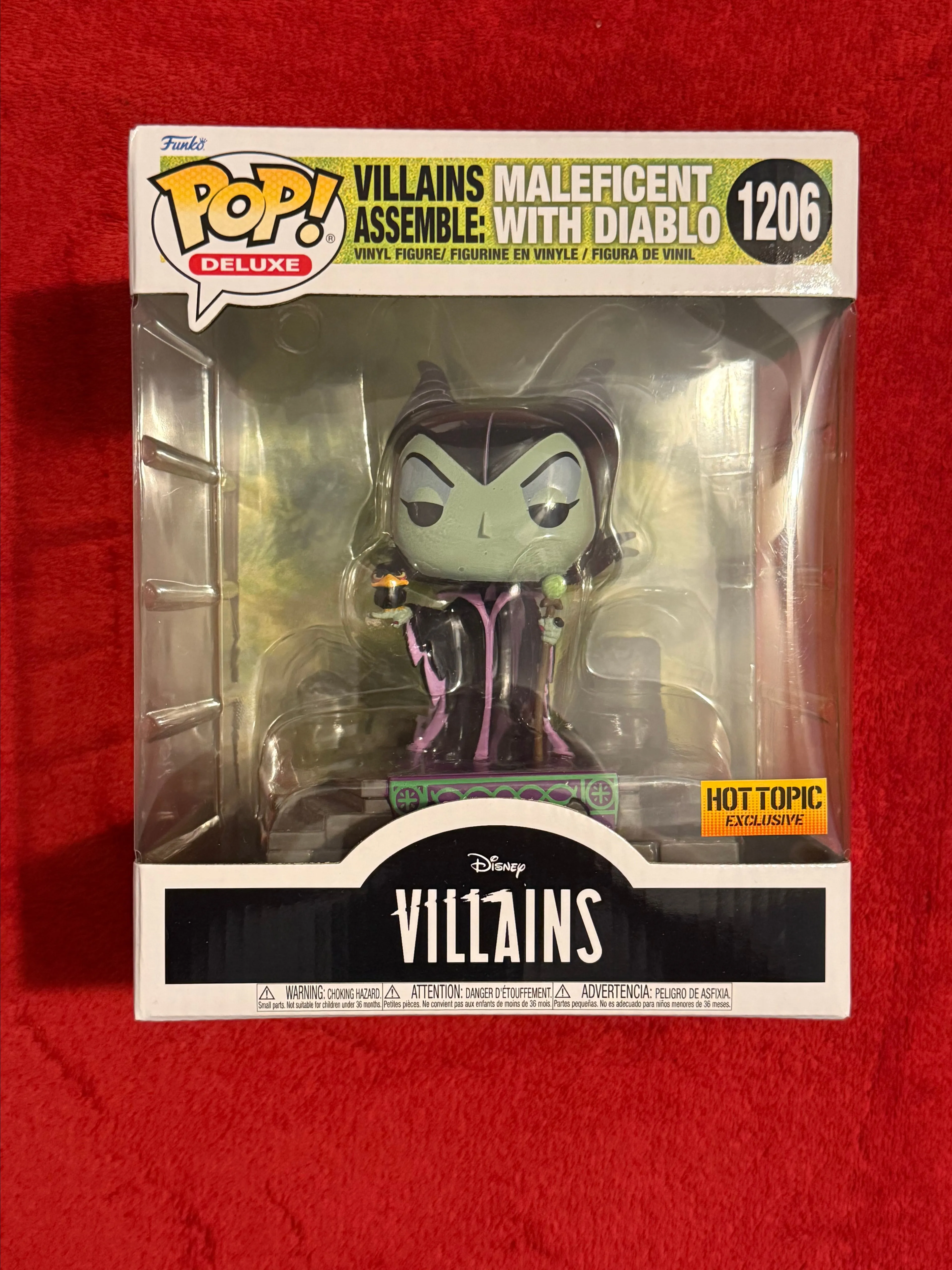 Product image for Funko Pop! Deluxe: Disney - Maleficent With Diablo - Hot Topic (Exclusive) #1206