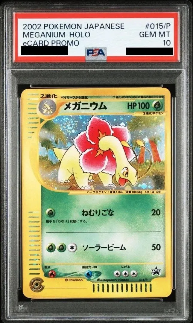 Pokemon Card Meganium e Promo PSA10 015 P Triple Get Limited 5000   Whatnot: Shop, Sell, Connect