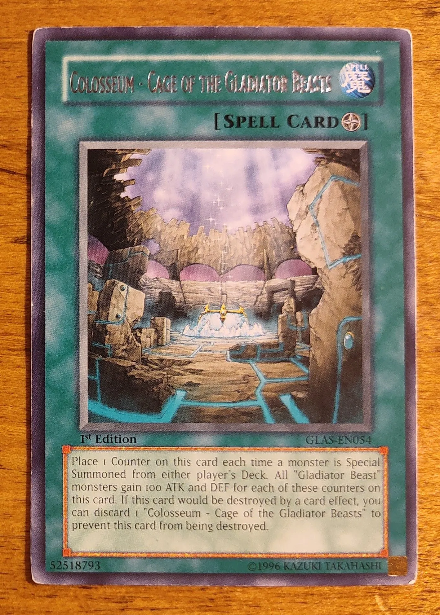 Yu-Gi-Oh! Colosseum - Cage of the Gladiator Beasts GLAS-EN054  Whatnot:  Shop, Sell, Connect