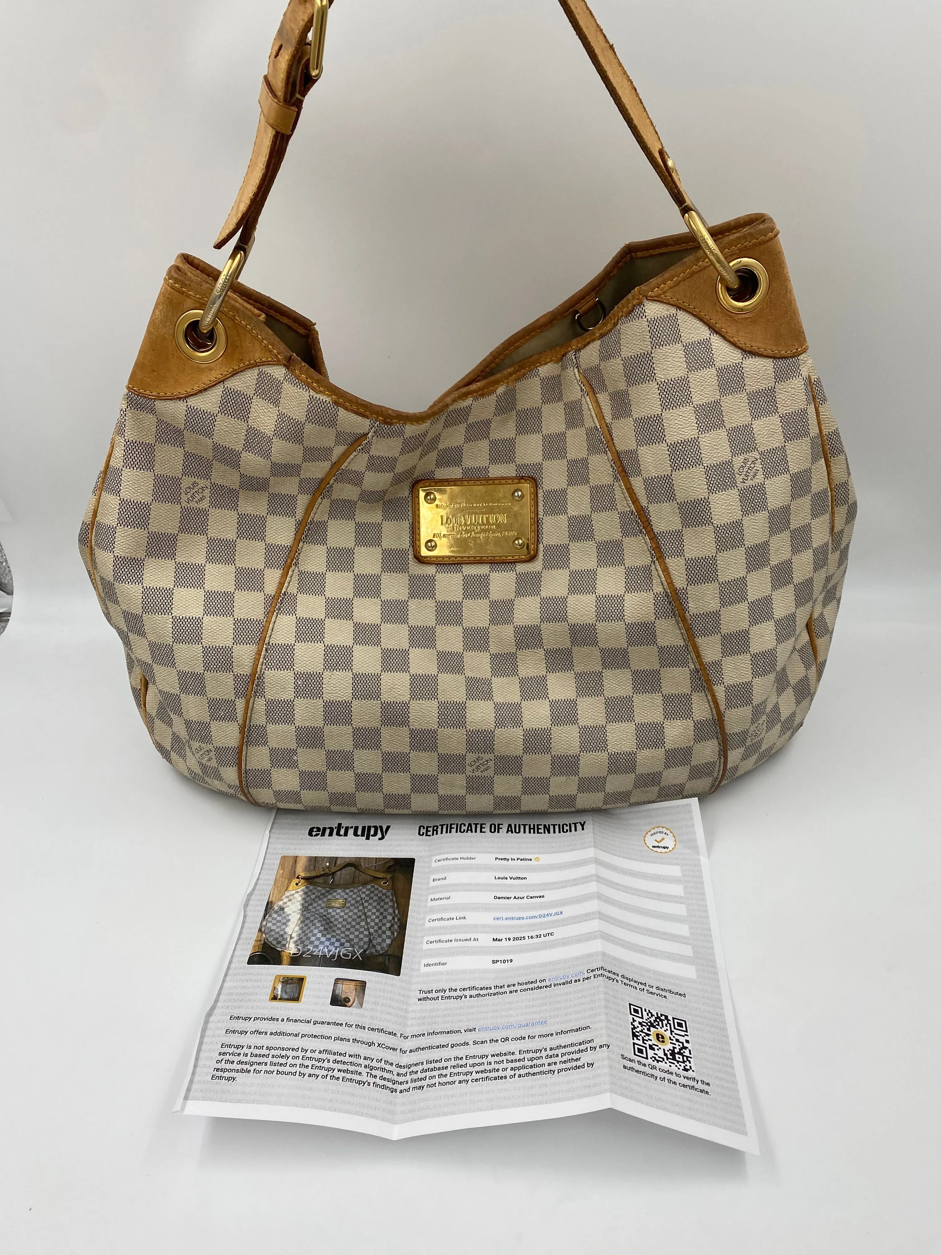 Product image for Louis Vuitton Damier Azur Gallieria GM