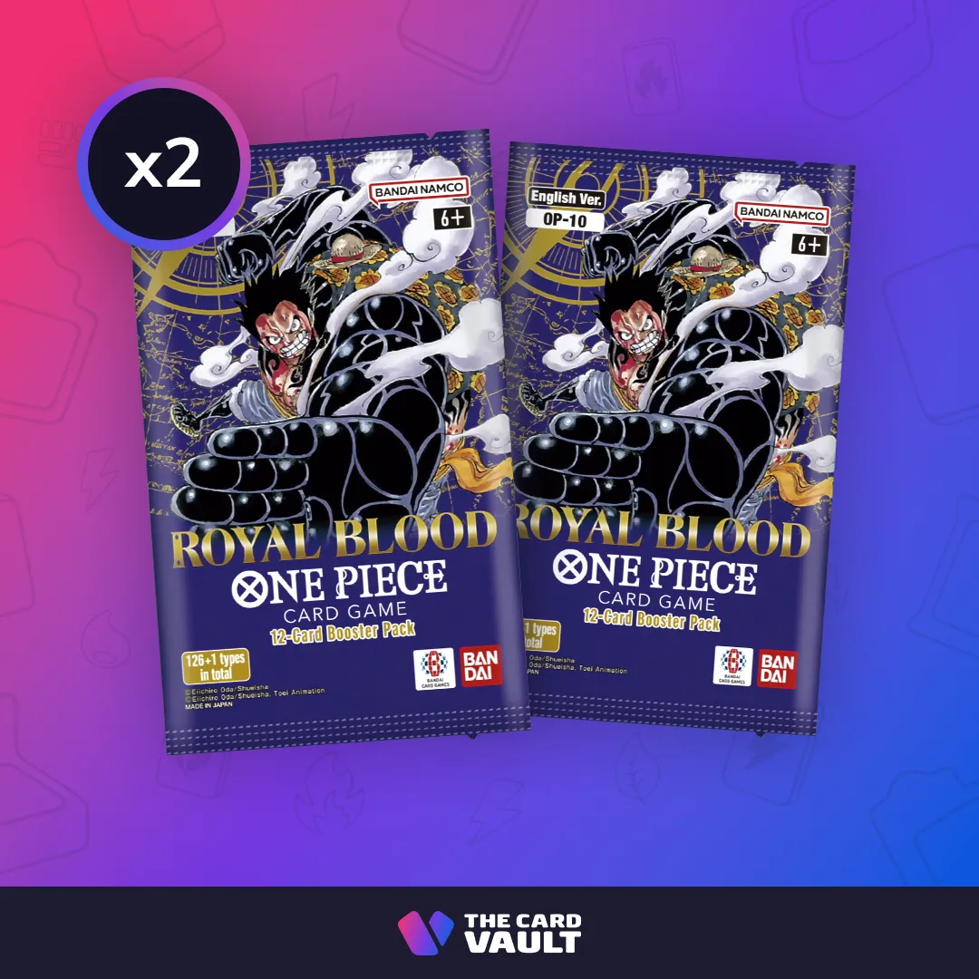 Product image for 2 x One Piece TCG - Royal Blood (OP-10) - Booster Pack