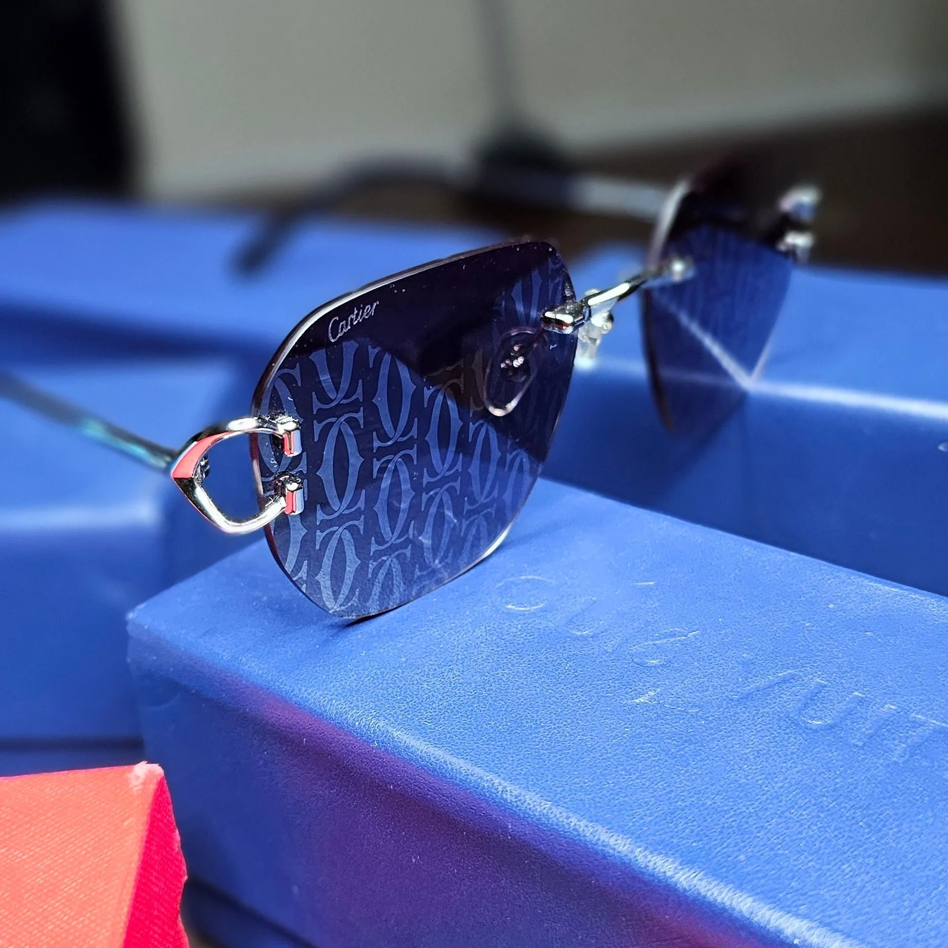 Product image for Cartier logo Glasses 