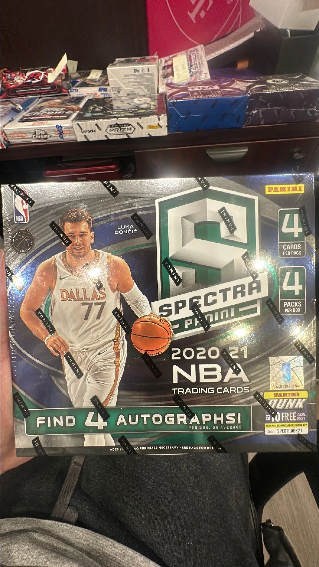 Product image for 2020 nba spectra hobby