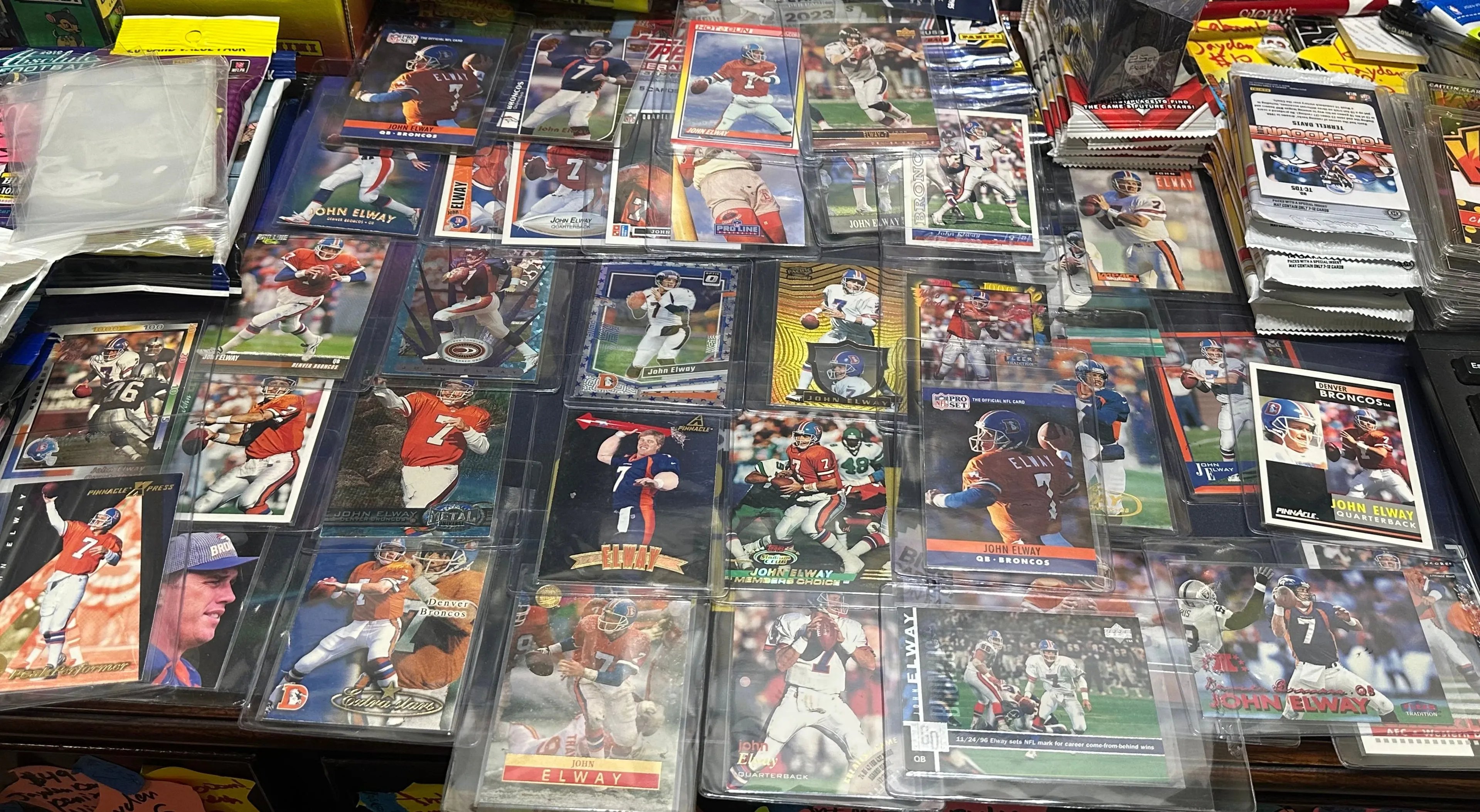 Product image for 40 CARD DENVER BRONCOS LOT - 36 John Elways - 3 Bo Nix rookies - 1 Courtland Sutton /25 Orange