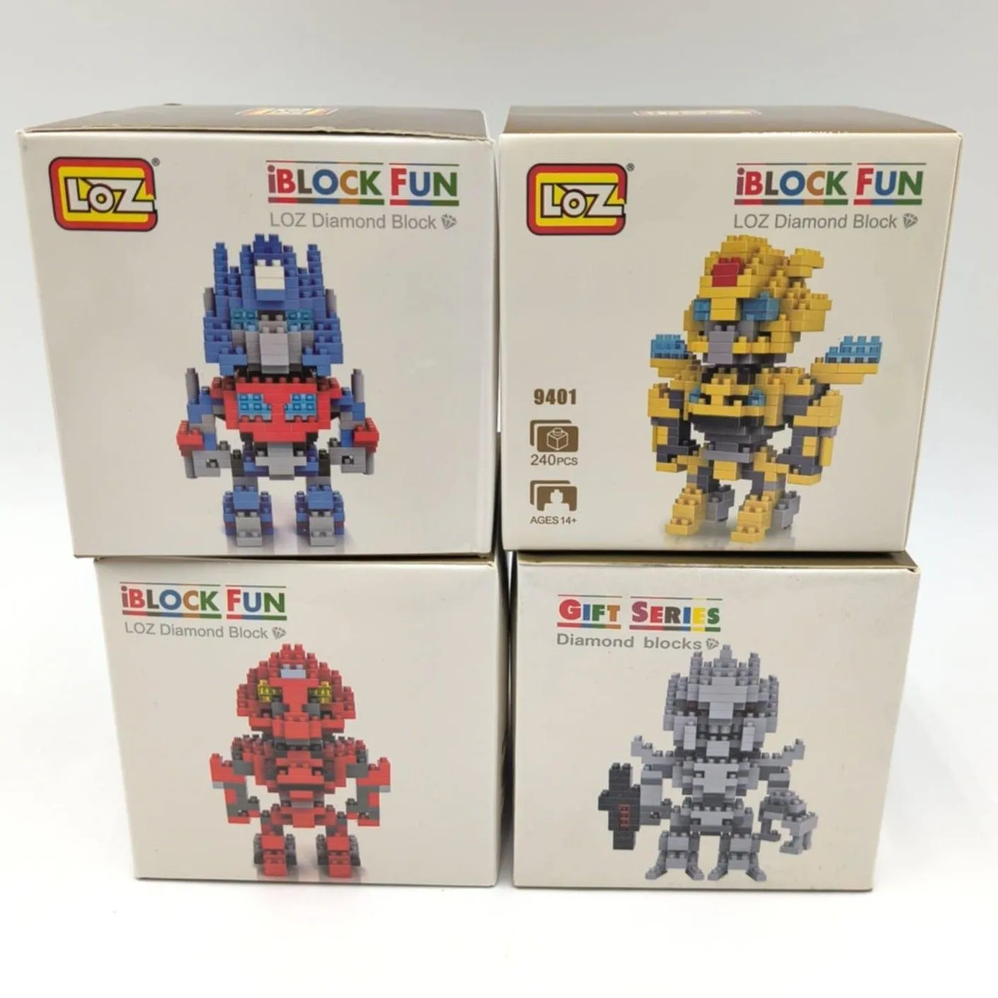 Product image for LOZ Building Blocks, Transformers, Set of 4
