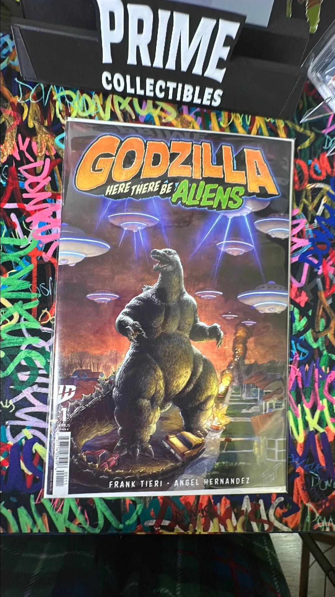 Product image for Godzilla Here there be aliens #1 first print