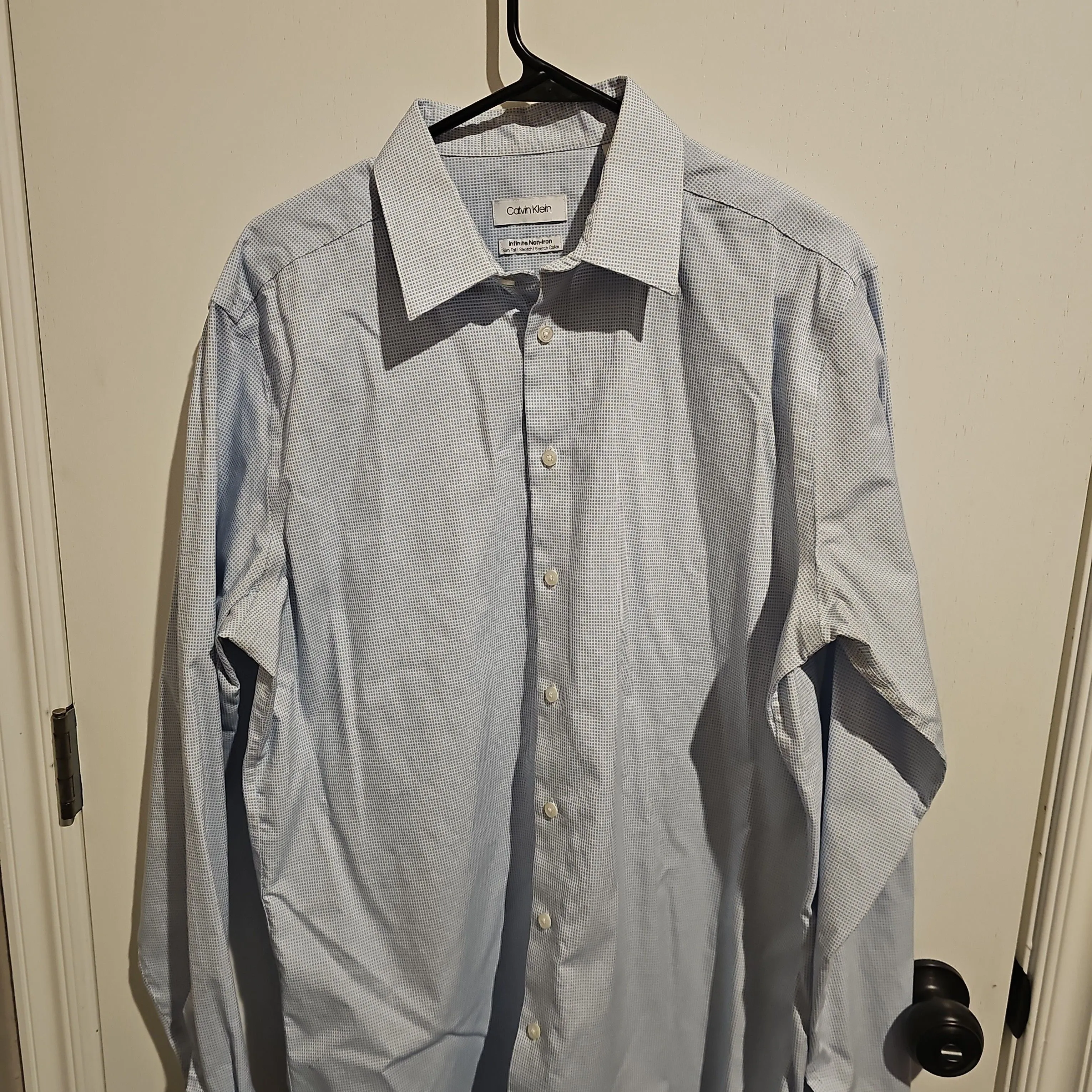 calvin klein slim fit non-iron stretch collar dress shirt Calvin Klein Infinite Non Iron Slim Fit Stretch Collar Button Down Dre