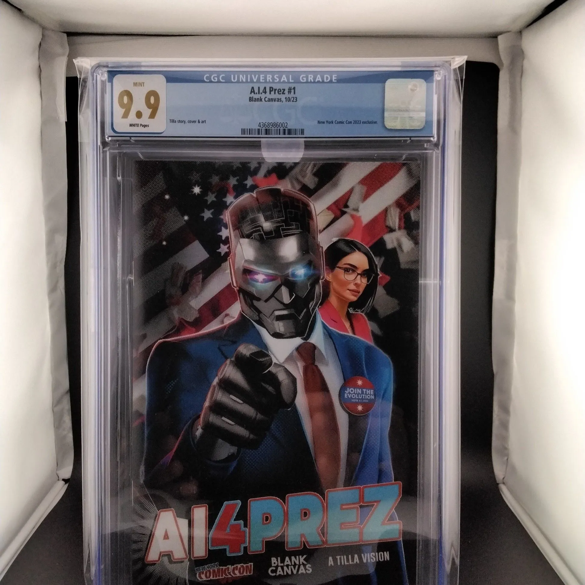 Product image for A.I. 4 Prez #1 CGC 9.9