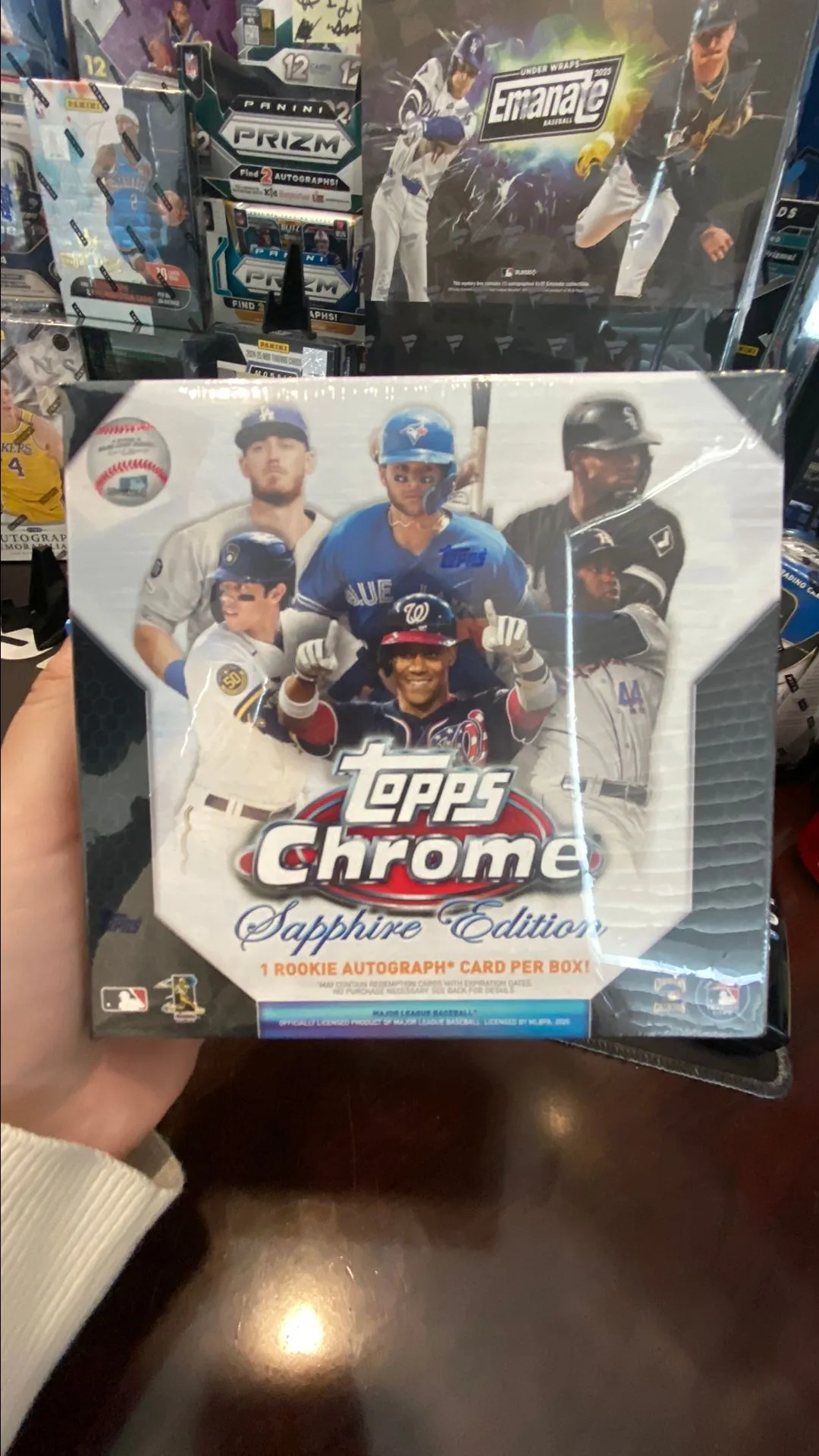 Product image for 2020 mlb topps chrome sapphire edition