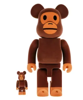 Product image for Collectible - Bearbrick x Bape Baby Milo Flockey 100% & 400% Set Multi MT