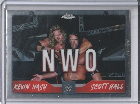 Product image for ***HOT*** 2025 Topps Chrome WWE Kevin Nash Scott Hall NWO #TAG-NDWO (Tag Team Insert)
