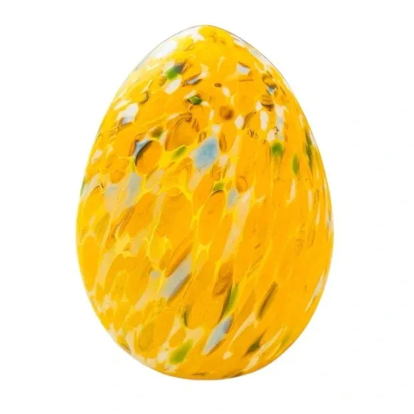 Product image for Vintage Monica Backstrom Scandinavian Speckled Egg Art Glass Lamp Shade
