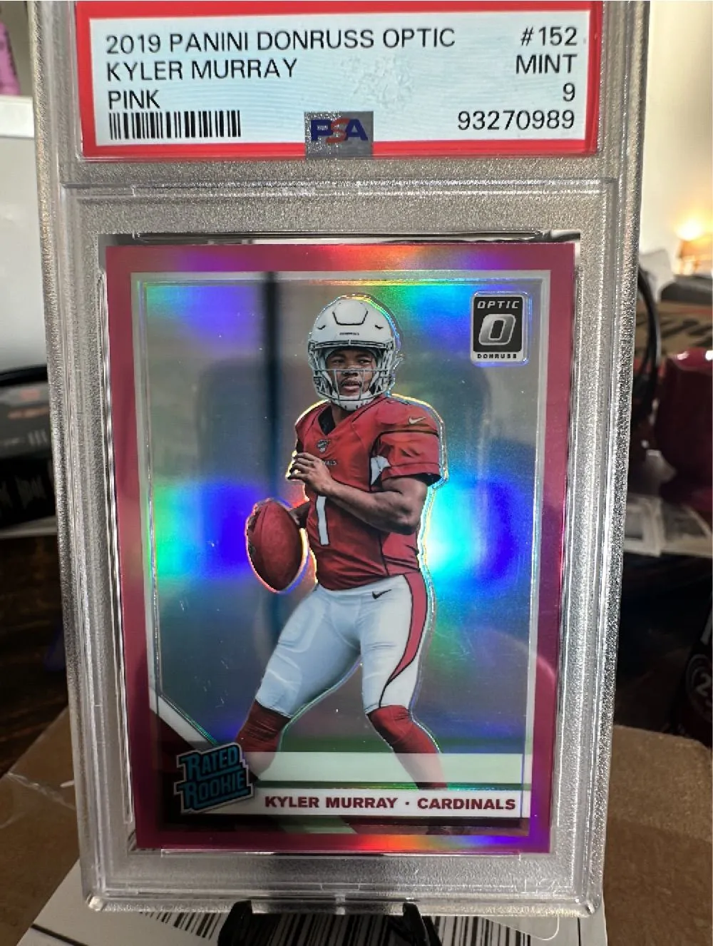 2019 Donruss Optic Kyler Murray Pink Rookie Football Card PSA 9  Whatnot:  Shop, Sell, Connect