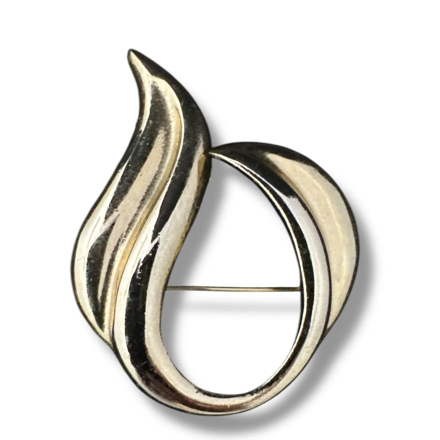 Product image for M.Jent Gold-Plated Vintage Brooch Art Nouveau