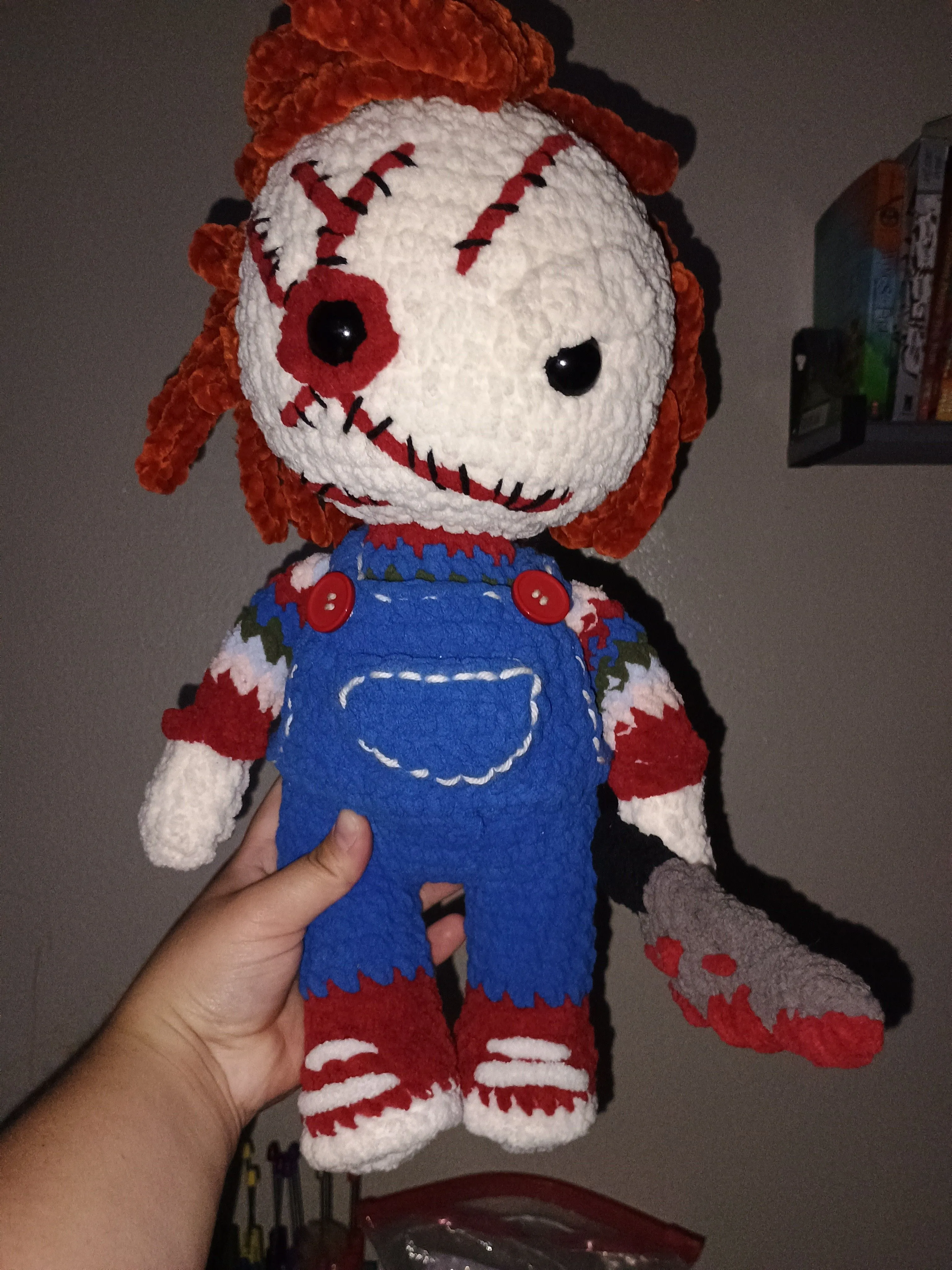 Product image for Crochet Chucky doll
