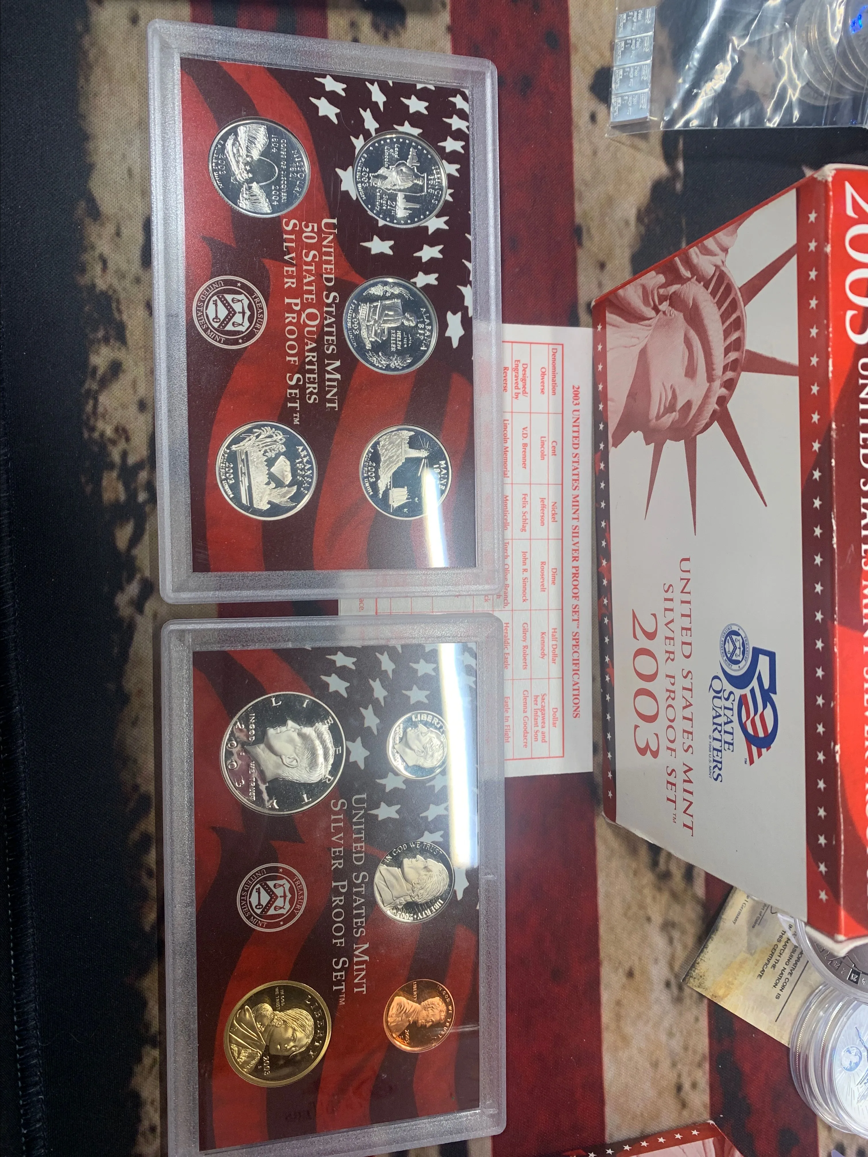 Product image for 2003 United States Silver proof set ogp