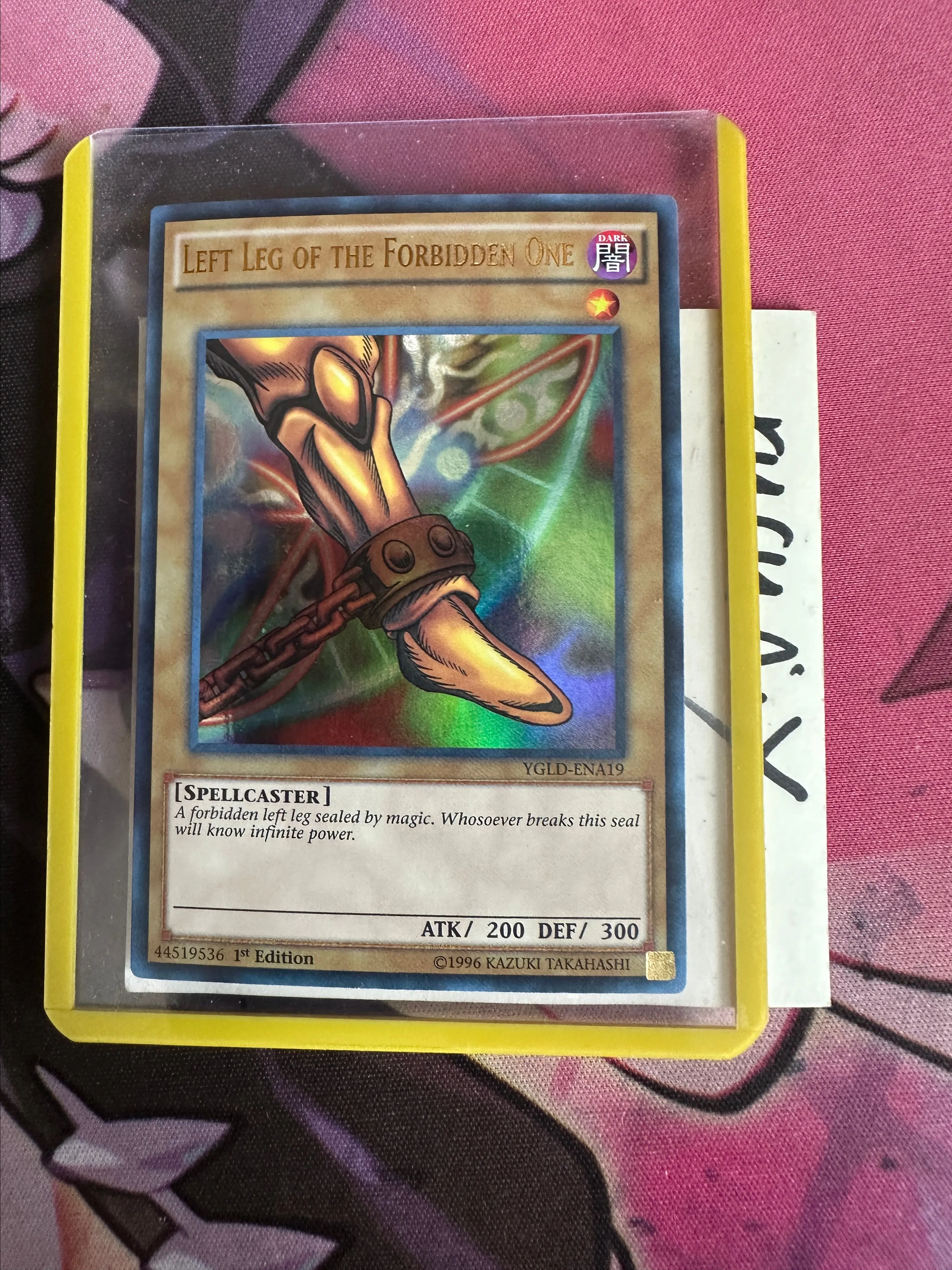 Left Leg of the Forbidden One [YGLD-ENA19] Ultra Rare - Near Mint 1st Edition
