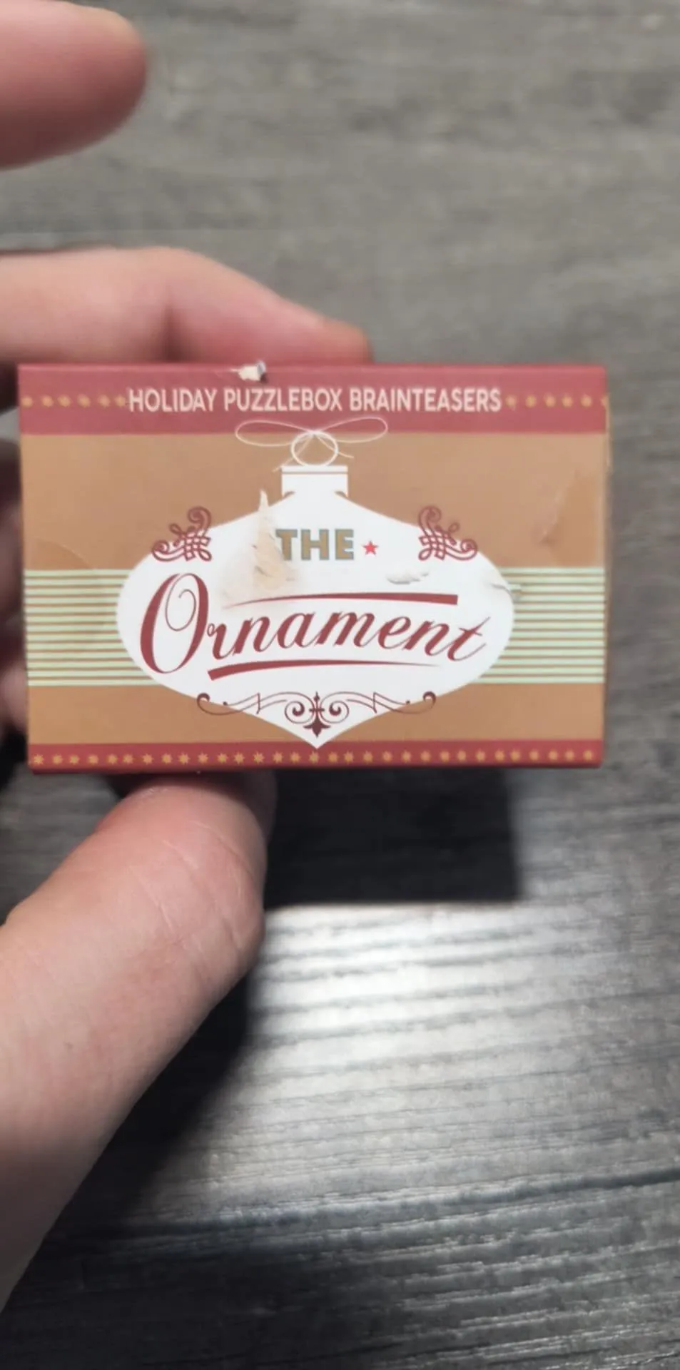 Product image for Holiday Puzzle Box Brain Teaser The Ornament