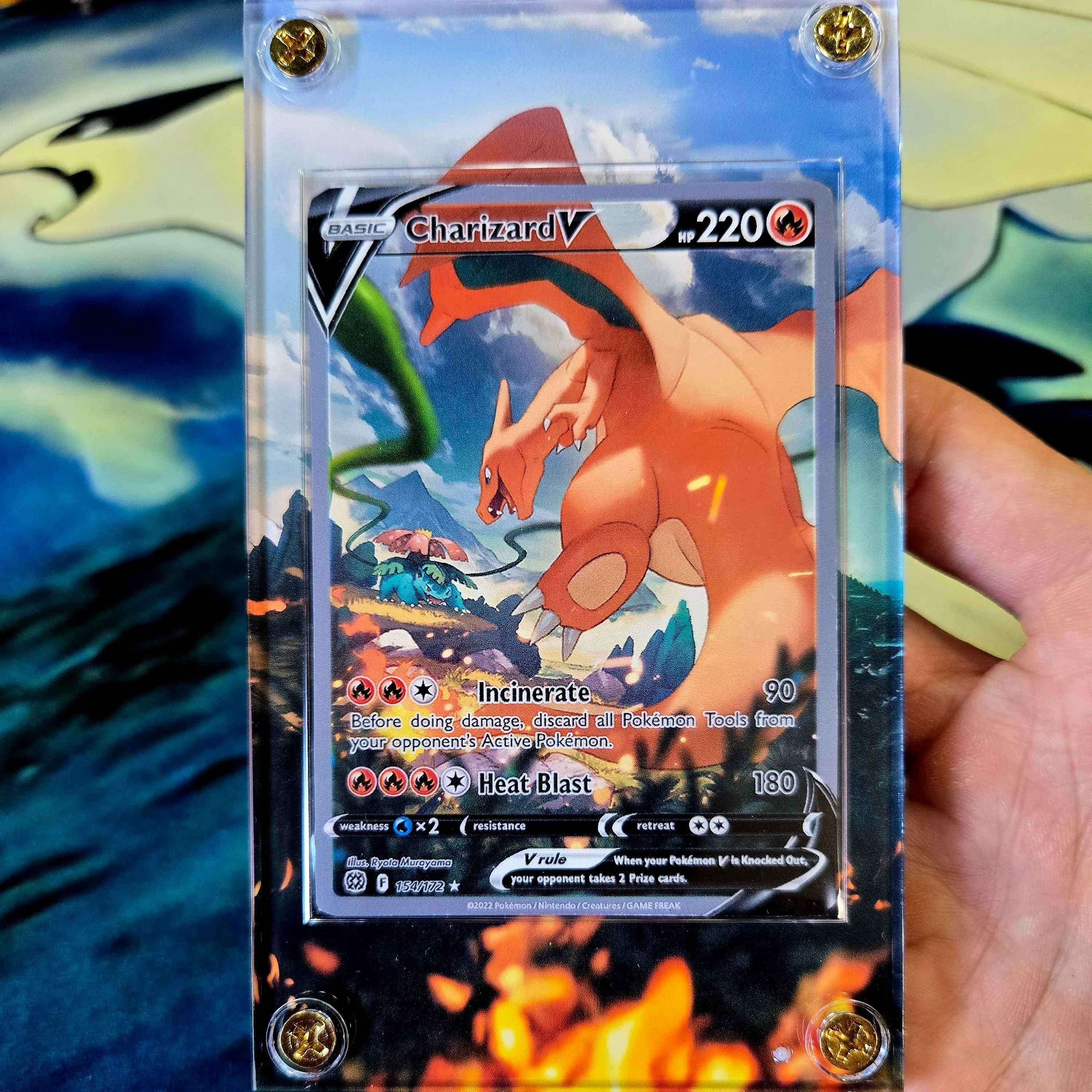 Pokemon Charizard V Alt Art 154/172 Brialliant Stars Custom Display Case  Slab  Whatnot: Shop, Sell, Connect
