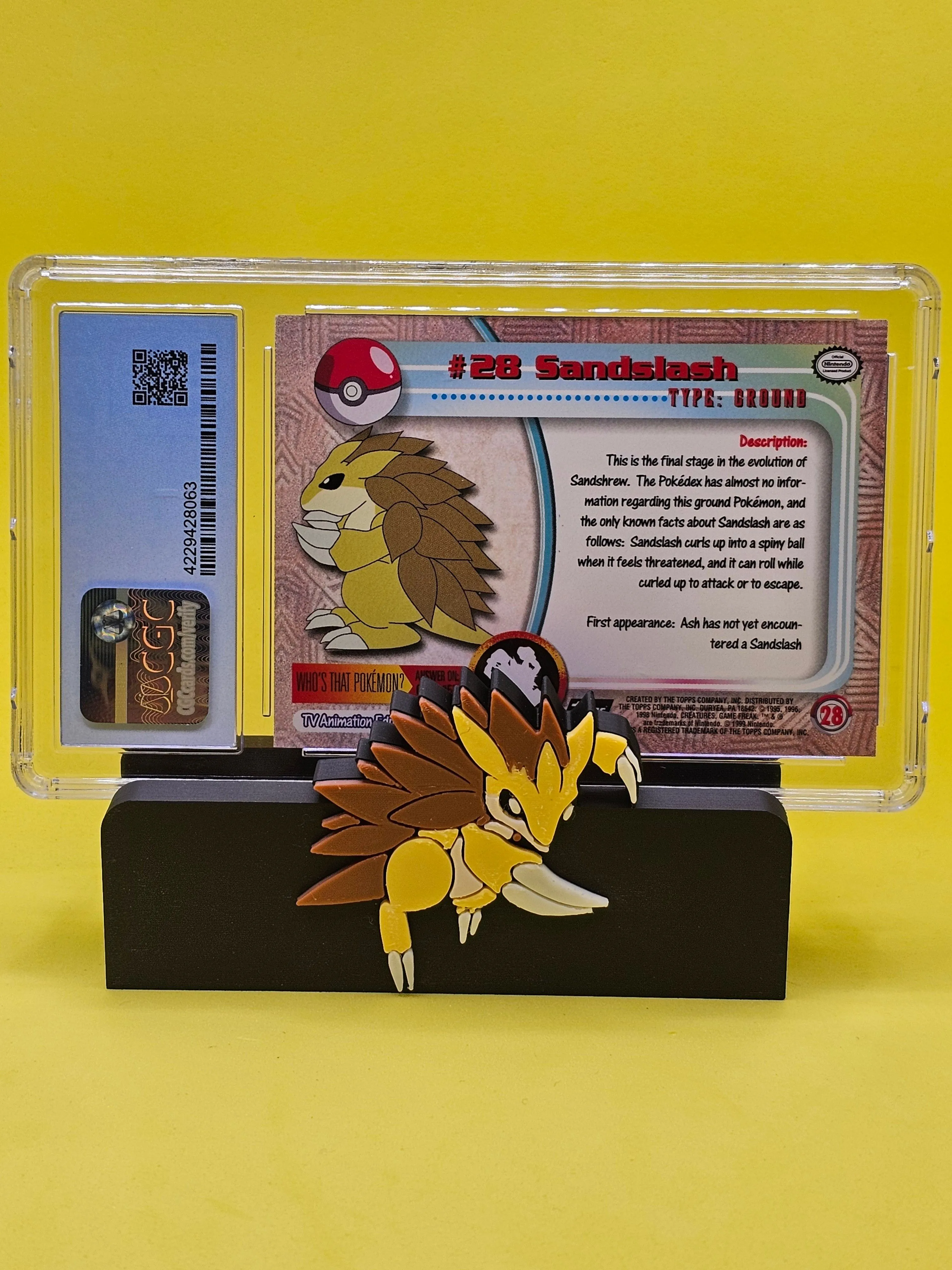 Slab: Pokemon: Sandslash: Topps Silver FOIL: Series 1 - Second Print: #28:  CGC 10! POP 2! NGH  Whatnot: Shop, Sell, Connect