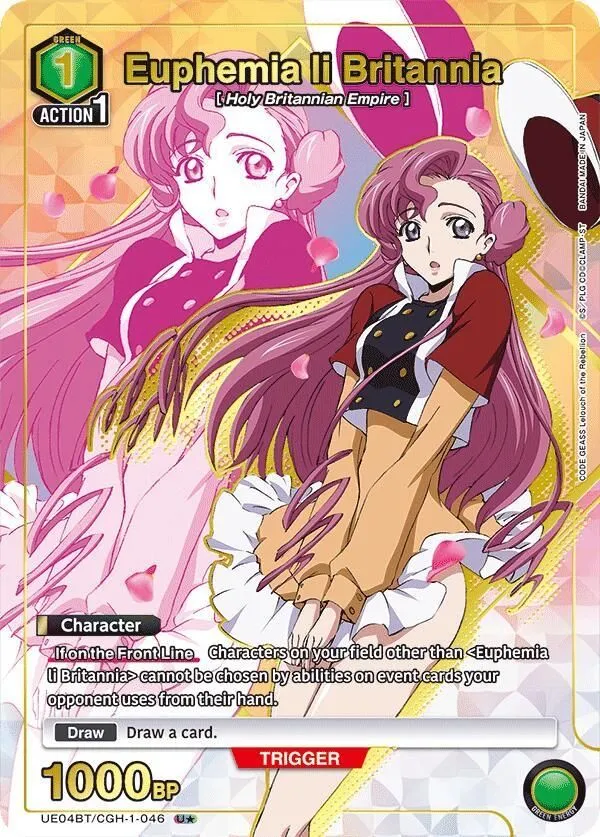 Product image for Euphemia li Britannia (046) (U*) - UE04BT: Code Geass: Lelouch of the Rebellion (UE04BT)