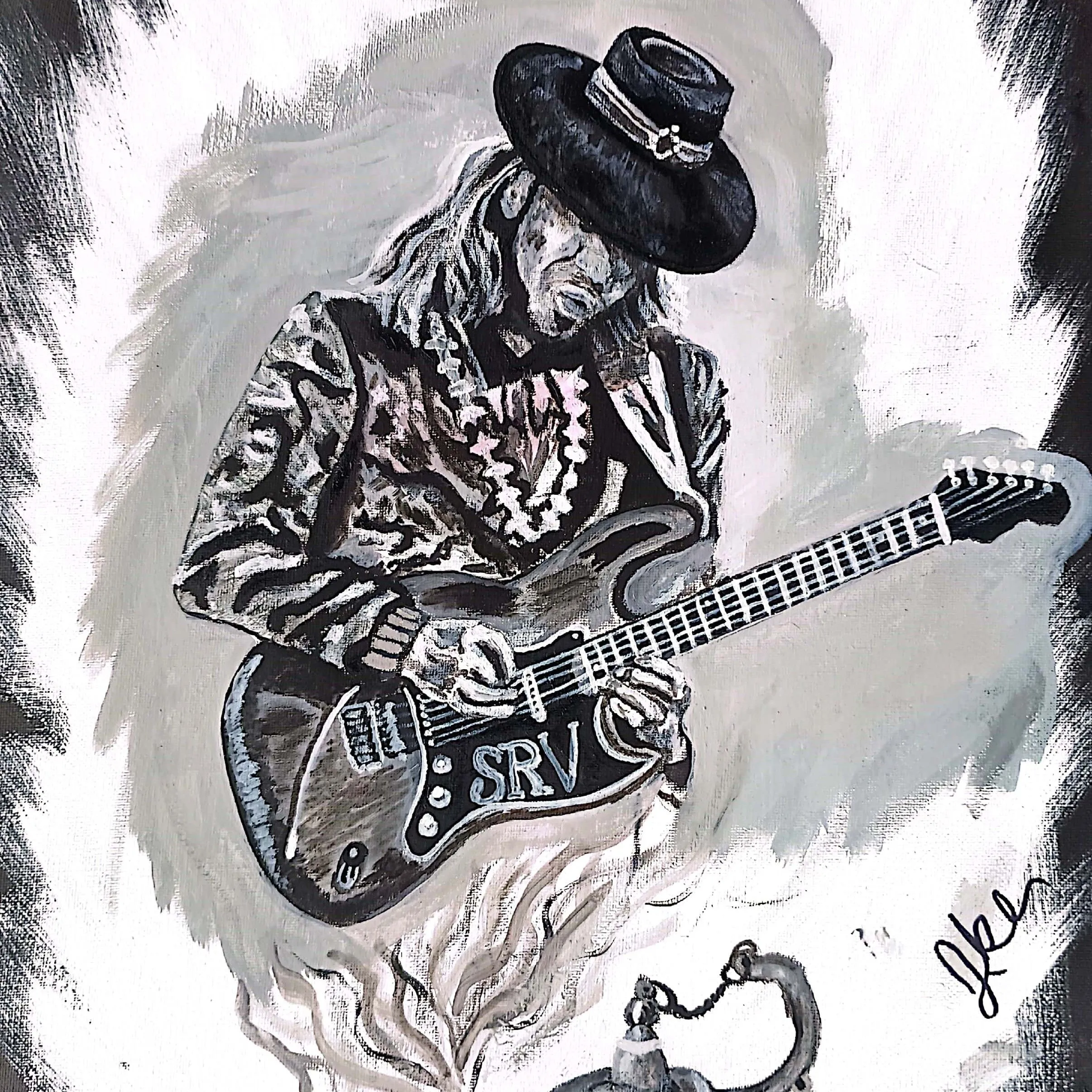 Product image for Stevie Ray Vaughan print
