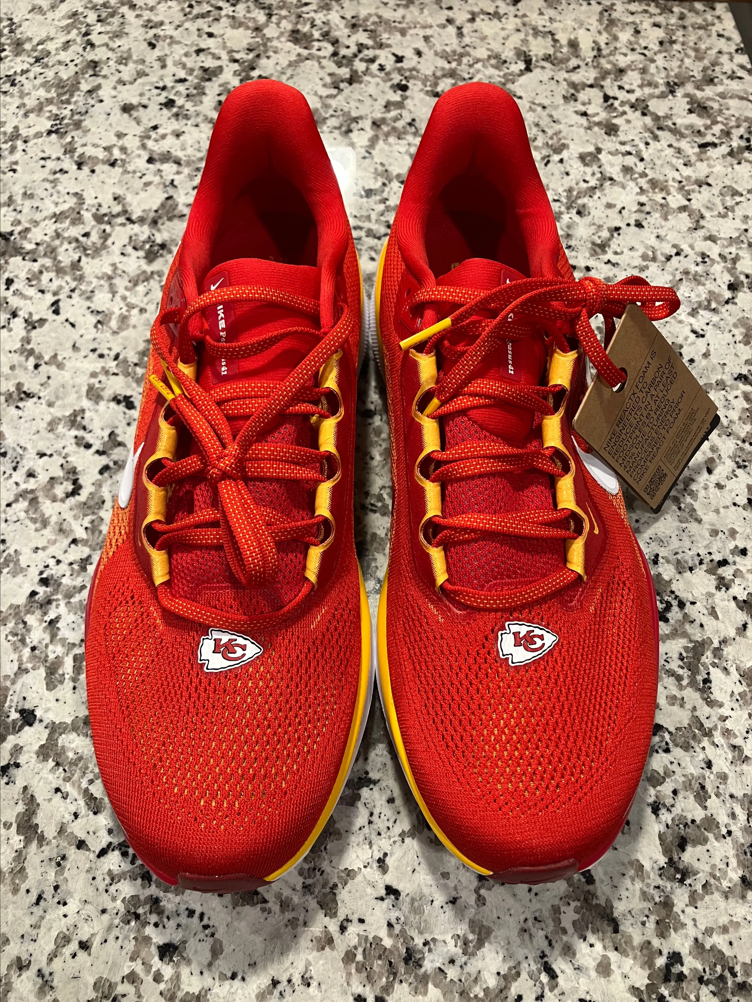 Product image for NIKE AIR ZOOM PEGASUS 41 NFL KANSAS CITY CHIEFS RUNNING SHOE FZ5079-600 US11 Men