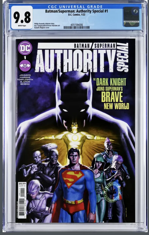 Product image for Batman/Superman: Authority Special #1 9.8 CGC