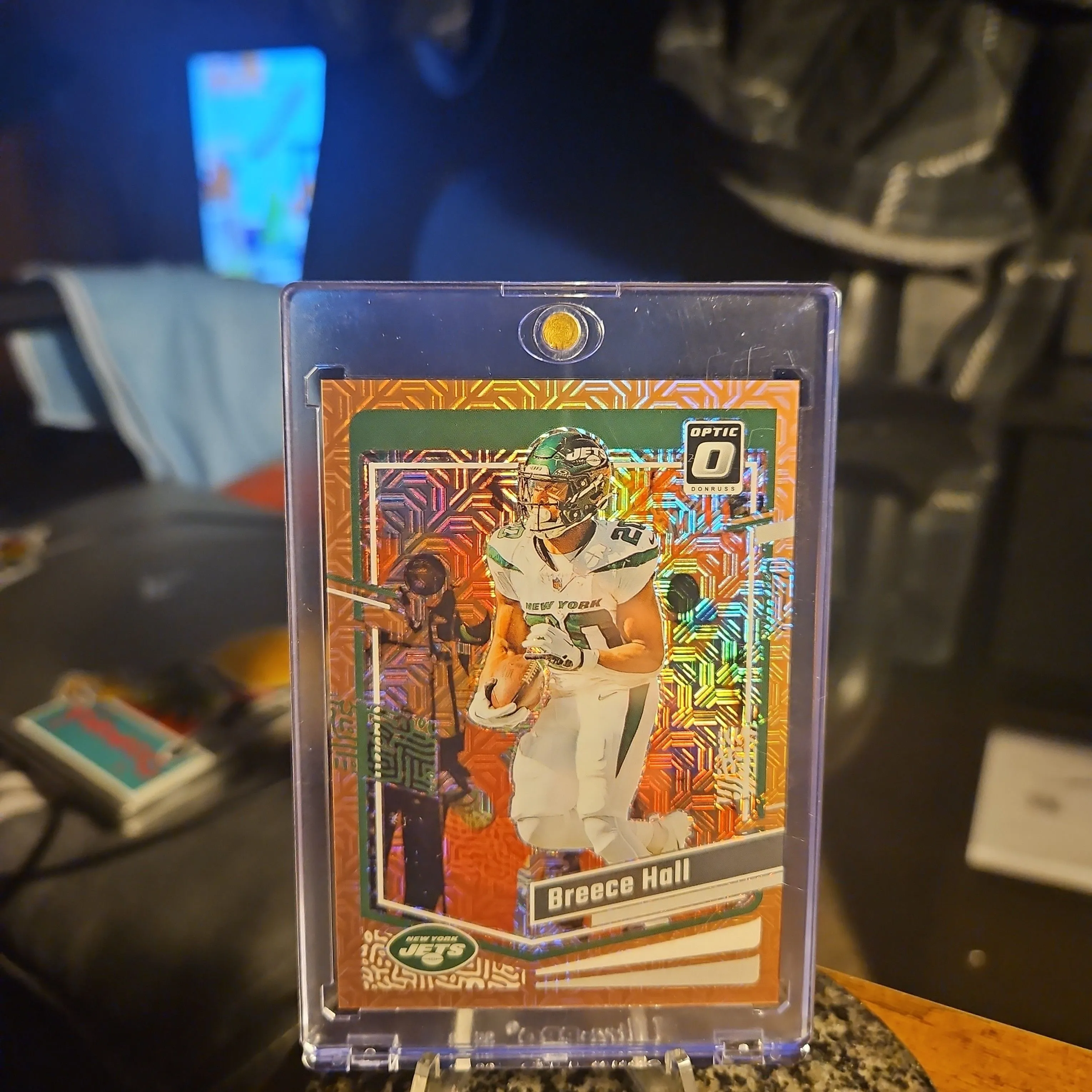 Product image for 2023 Panini Donruss Optic - Bronze Mojo Prizm Breece Hall /35