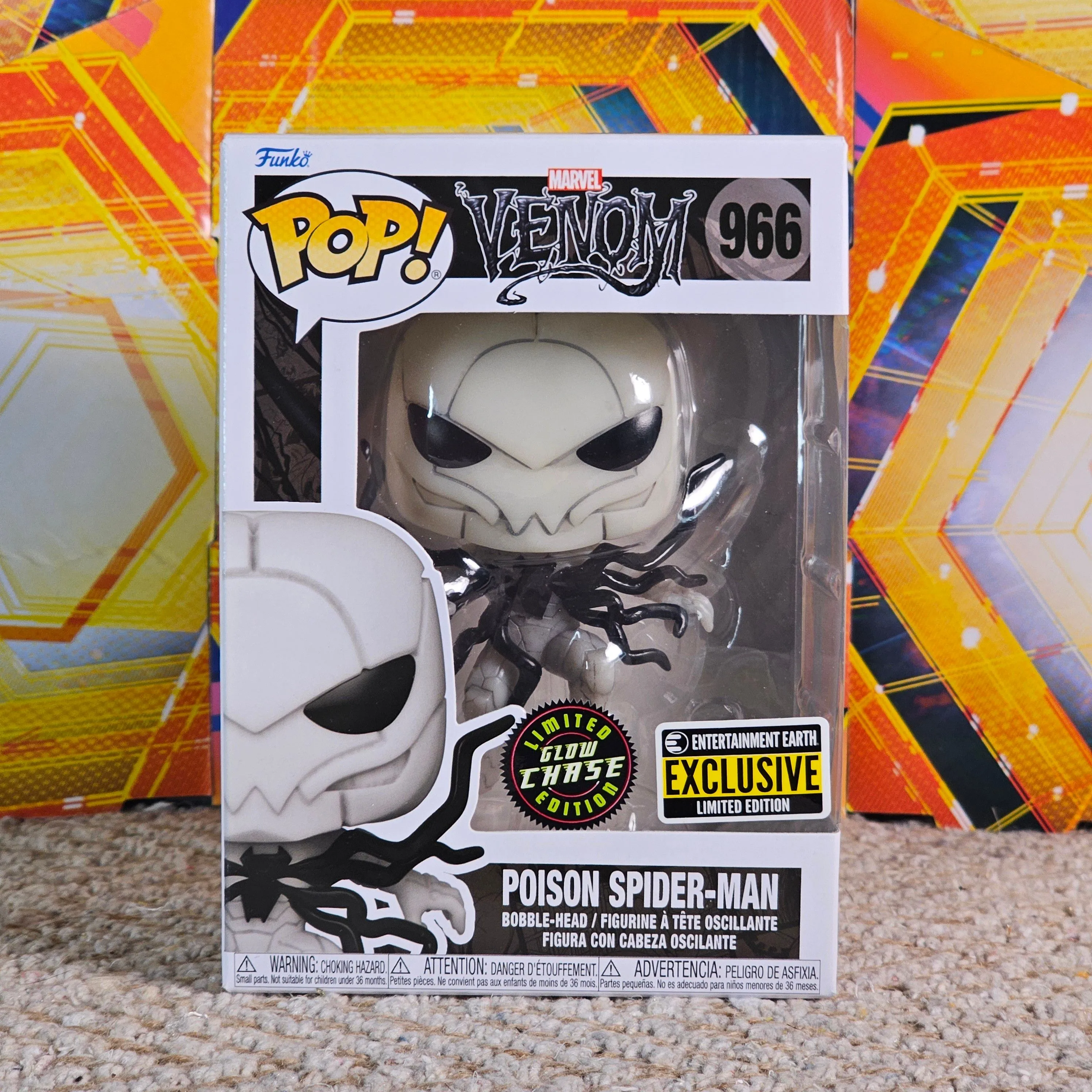 Product image for Poison Spider-Man #966 Entertainment Earth Exclusive GITD Chase Edition