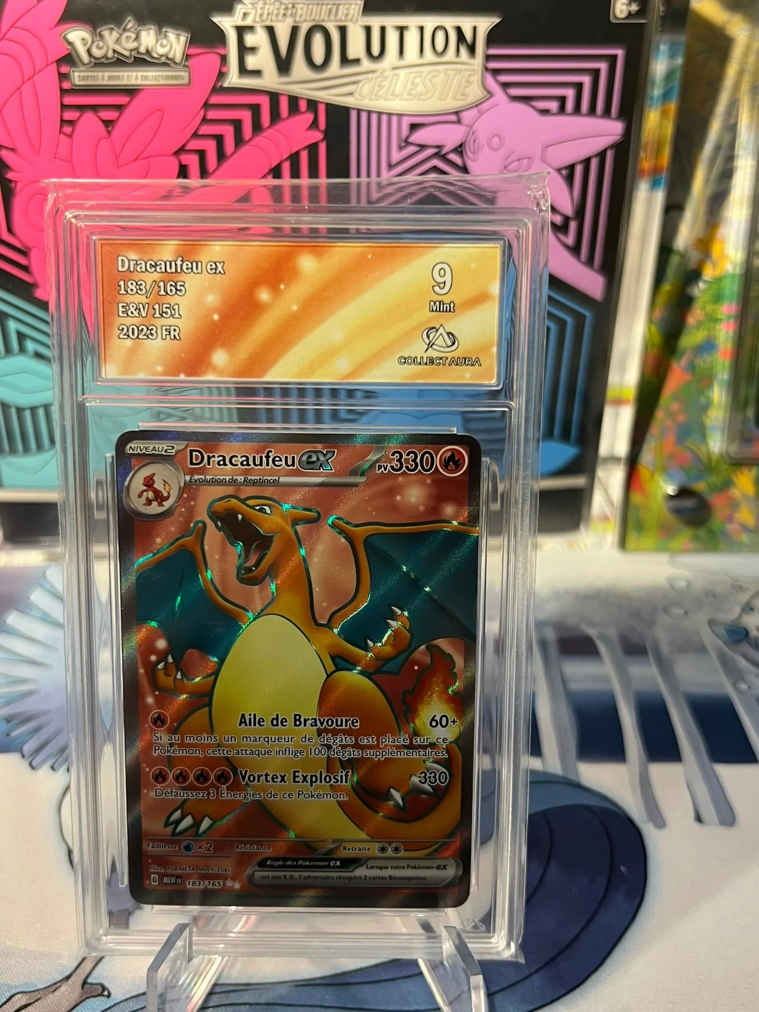 Product image for CA 9 Dracaufeu ex (MEW 183) 151 - Charizard ex FR