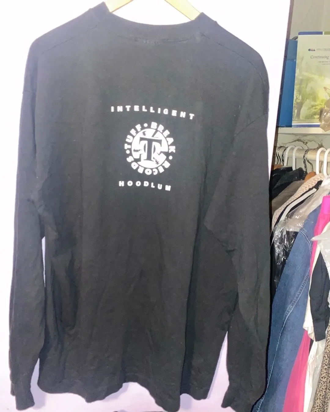 Product image for Intelligent hoodlum tragedy kadafi T-shirt used  size xl   tuff break records