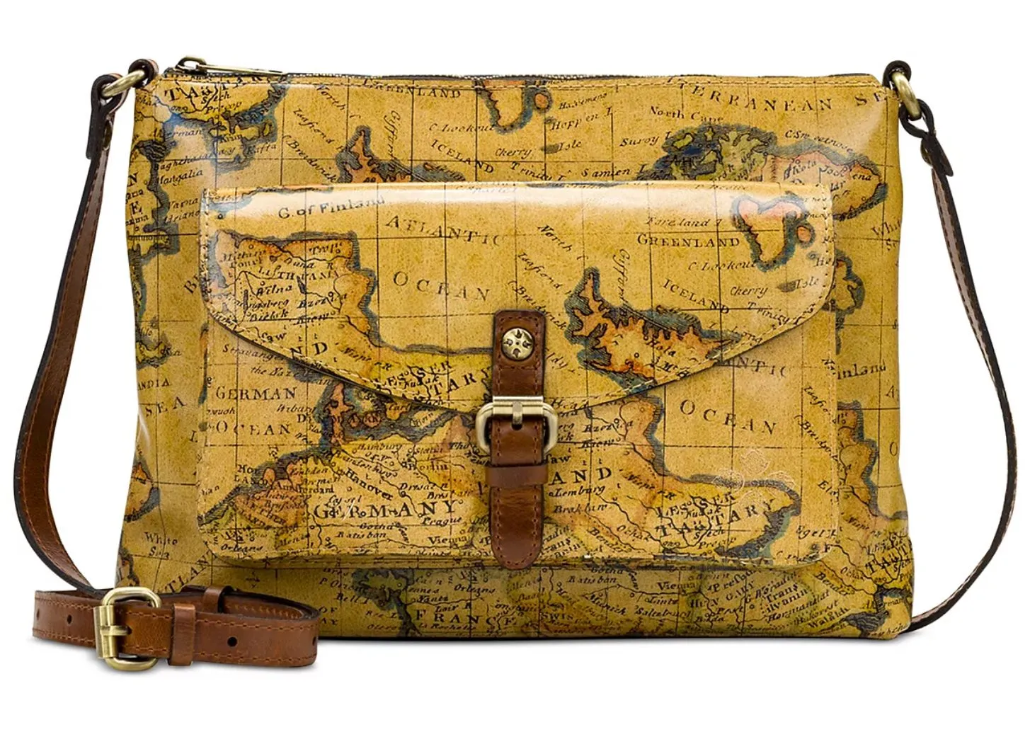 Product image for *SALE*NWT Patricia Nash Kirby East West Leather Crossbody