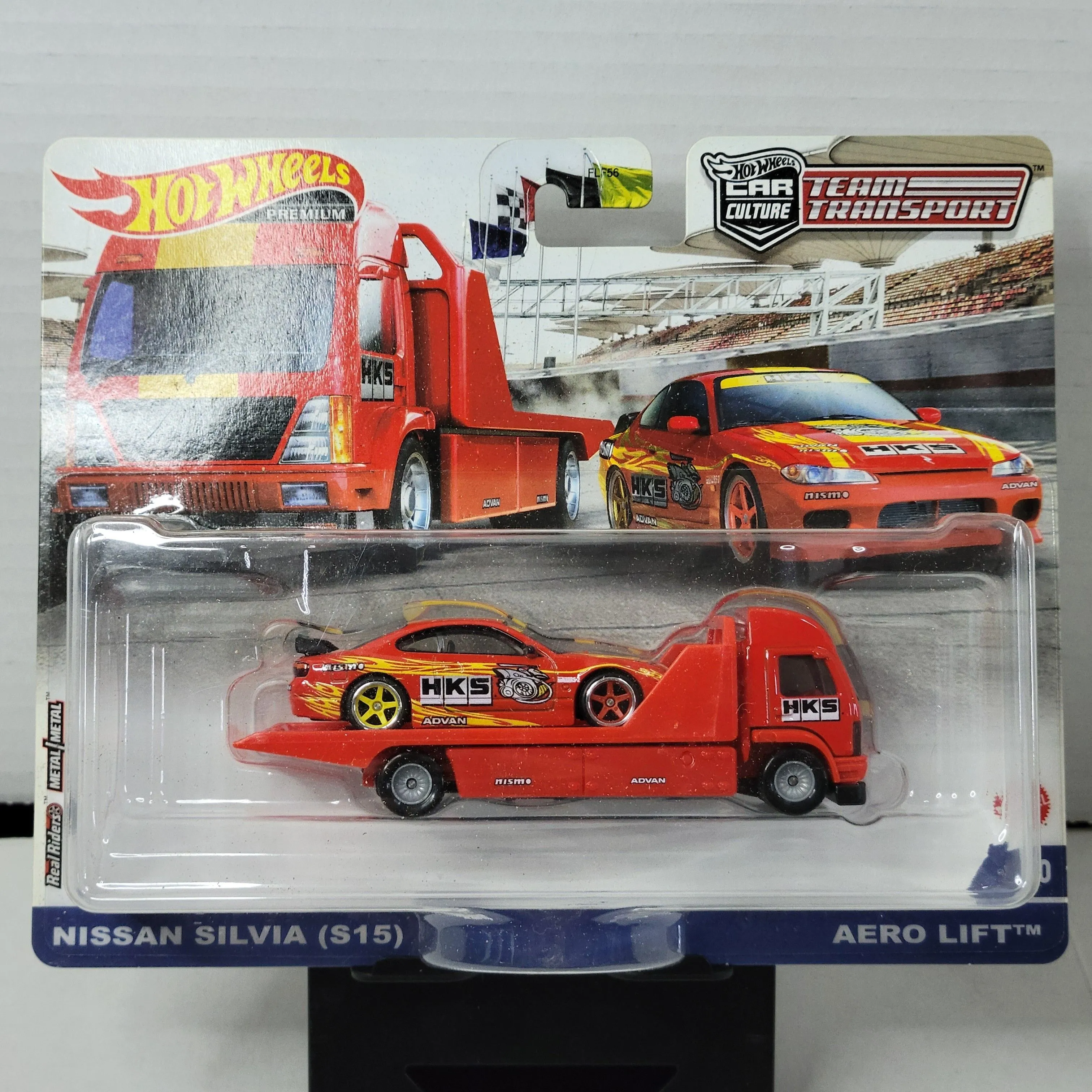 Product image for Hot Wheels Premium: Car Culture Team Transport Nissan Silvia (S15) Aero Lift
